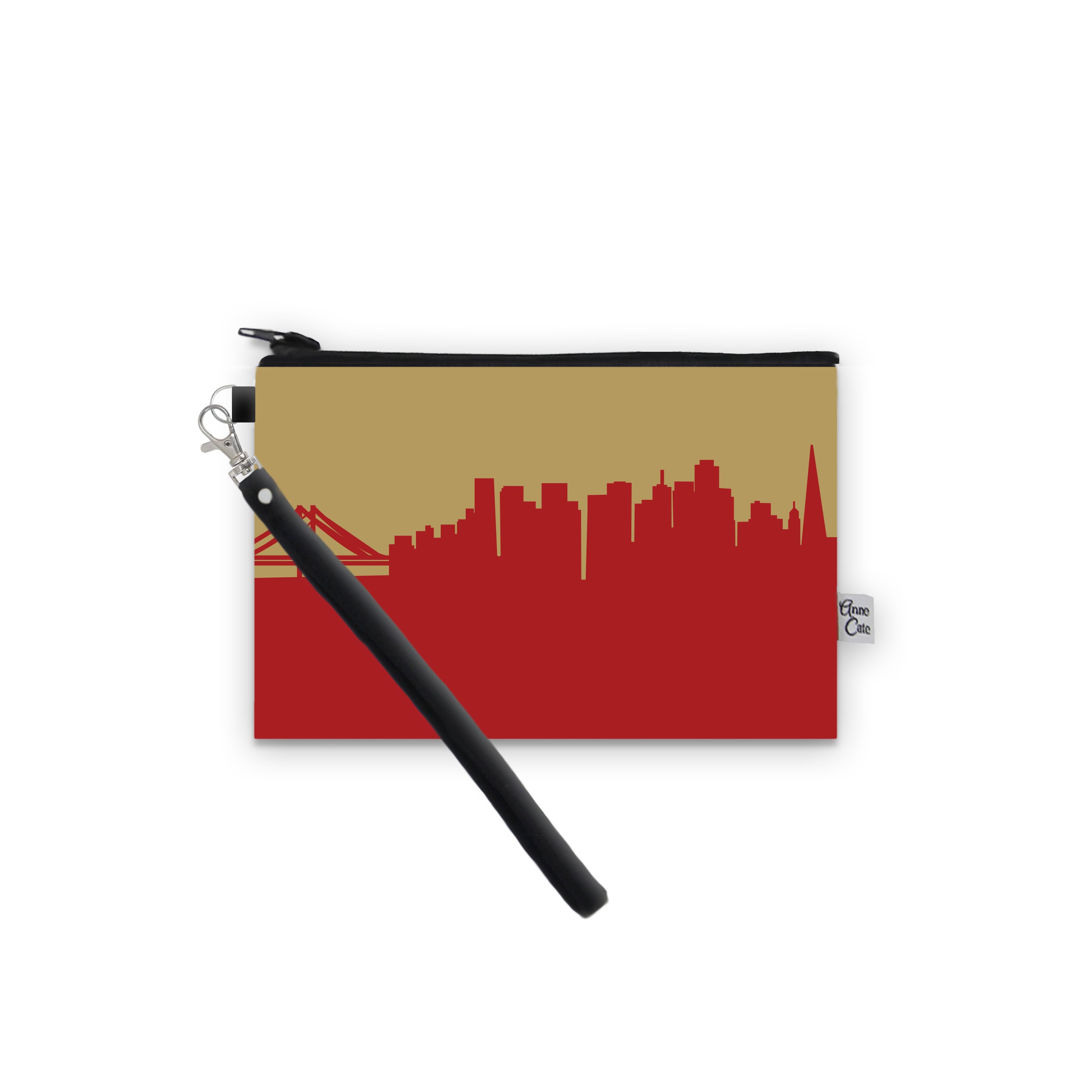Football Stadium Skyline Game Day Wristlet
