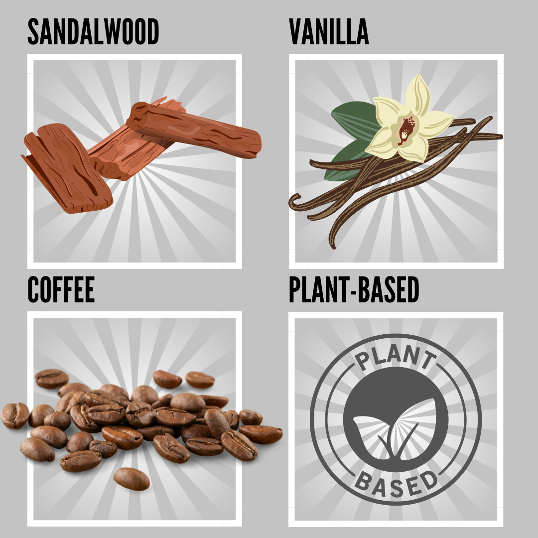 Sand Bar Soap Trio - Sandalwood, Vanilla, Coffee - 3 Pack