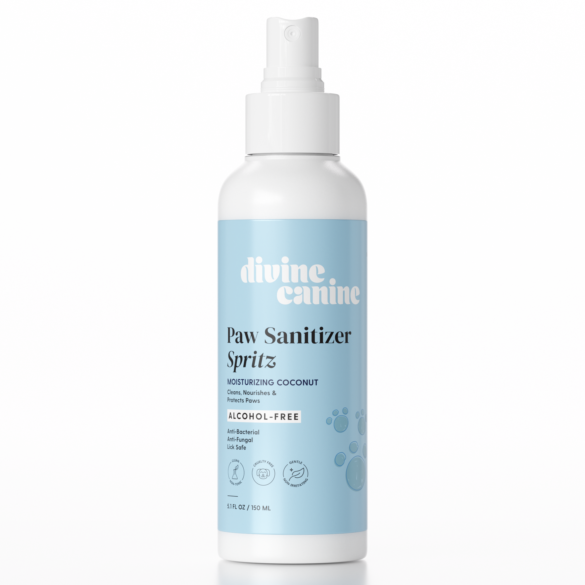 Paw Sanitizer Spritz - Moisturizing with Coconut
