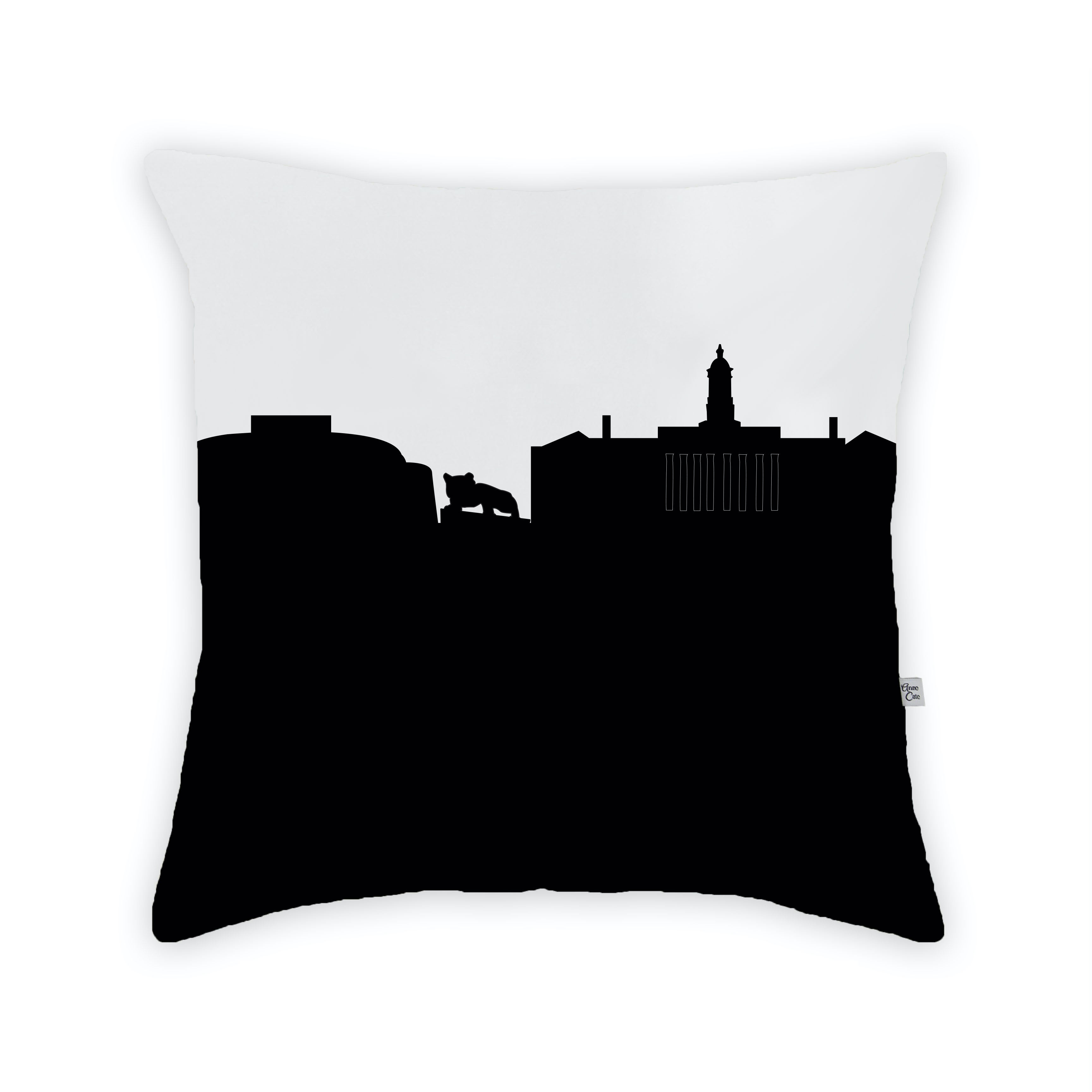 Skyline City Charm 16" by 16" Throw Pillow - Choose Your City