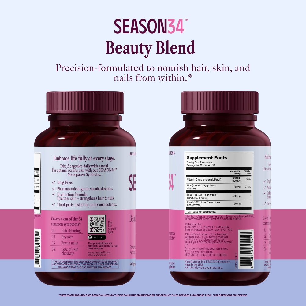 Menopause Beauty Blend – Hair, Skin & Nail Support