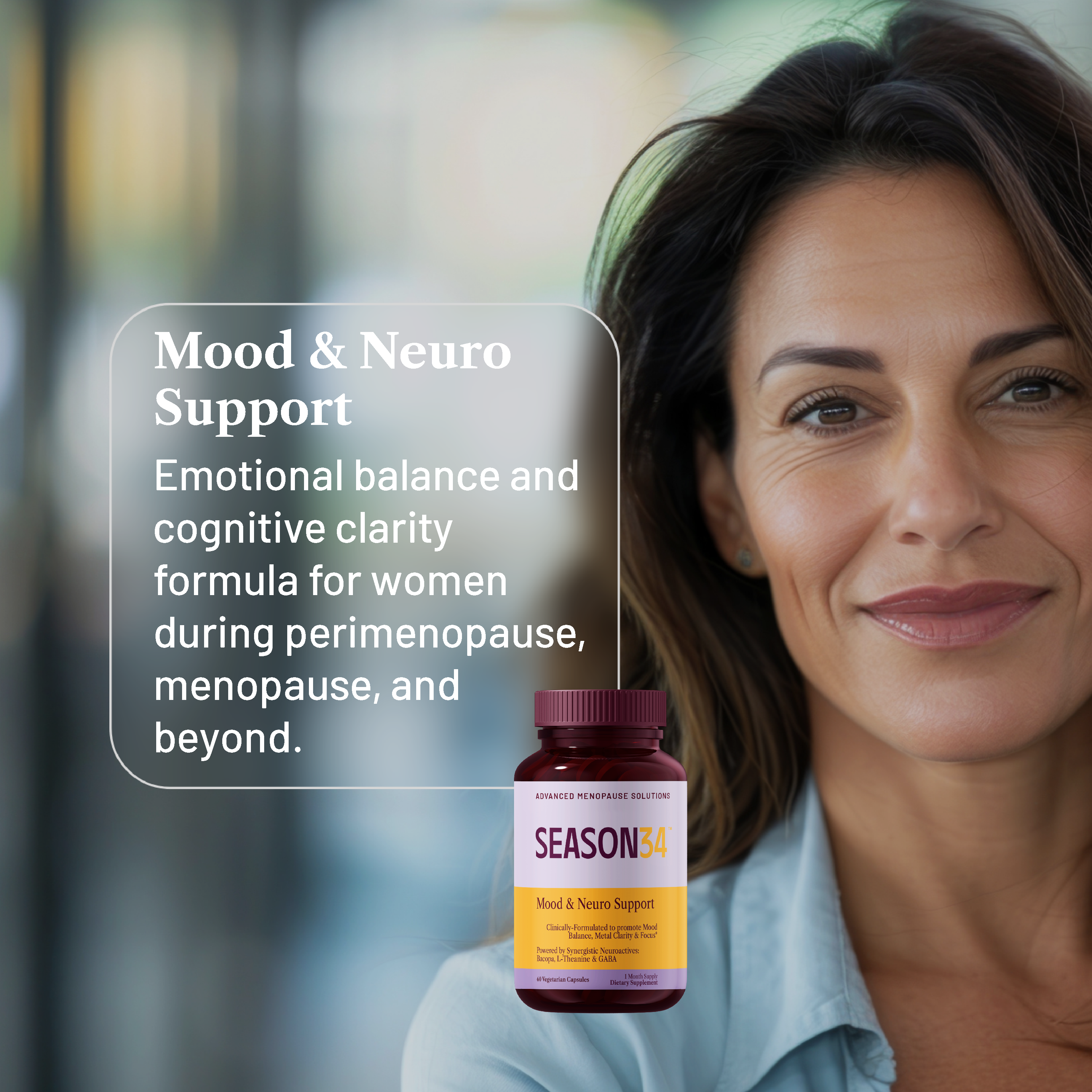 Menopause Mood & Neuro Support – Brain Fog & Memory