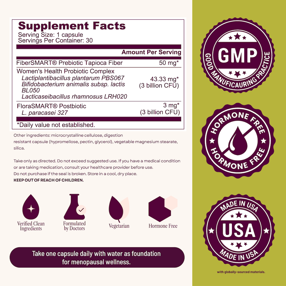 Menopause Microbiome Foundation – Feminine Balance, pH & Odor