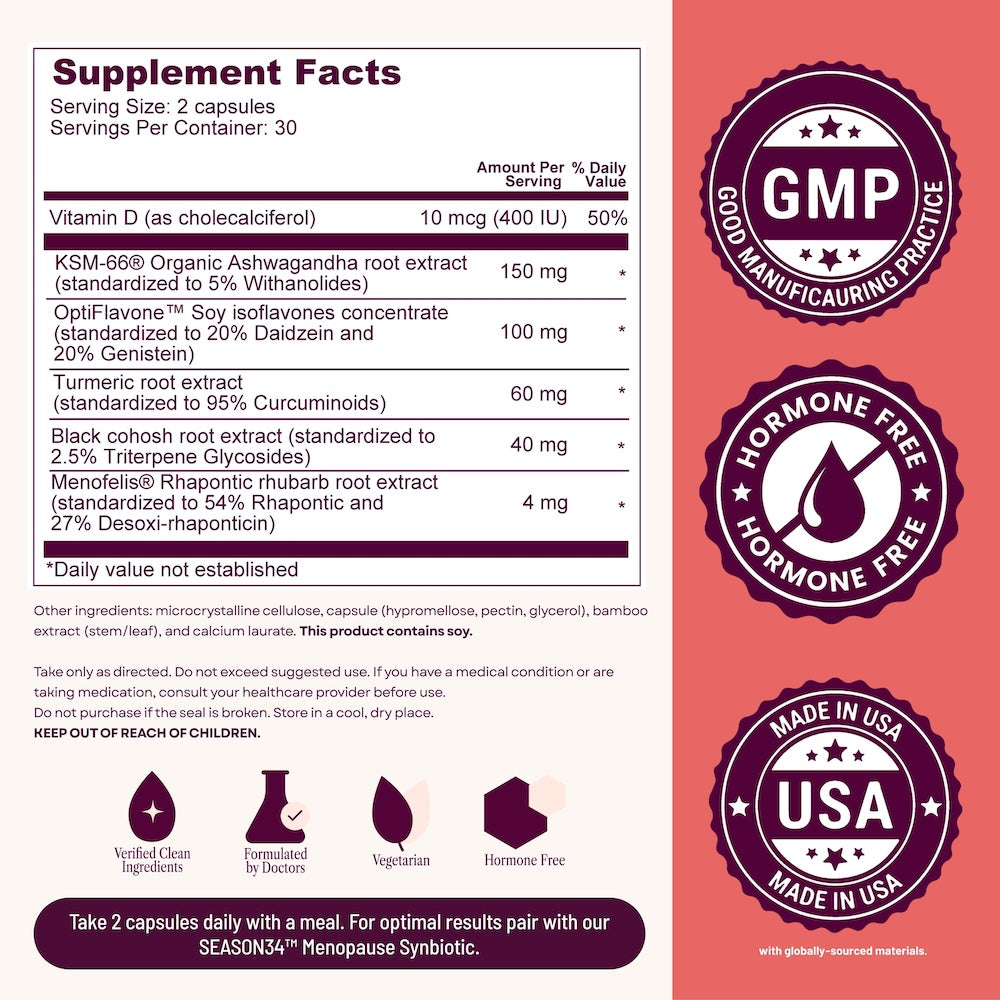 Menopause Hormonal Balance – Hot Flashes, Night Sweats & Intimate Comfort.