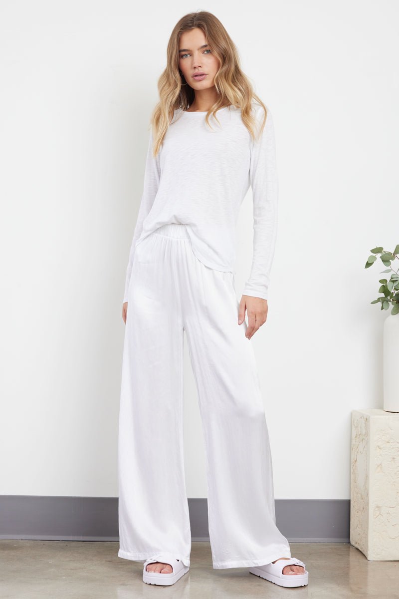 Ashley Classic Fit Lightweight Slub Jersey Tee