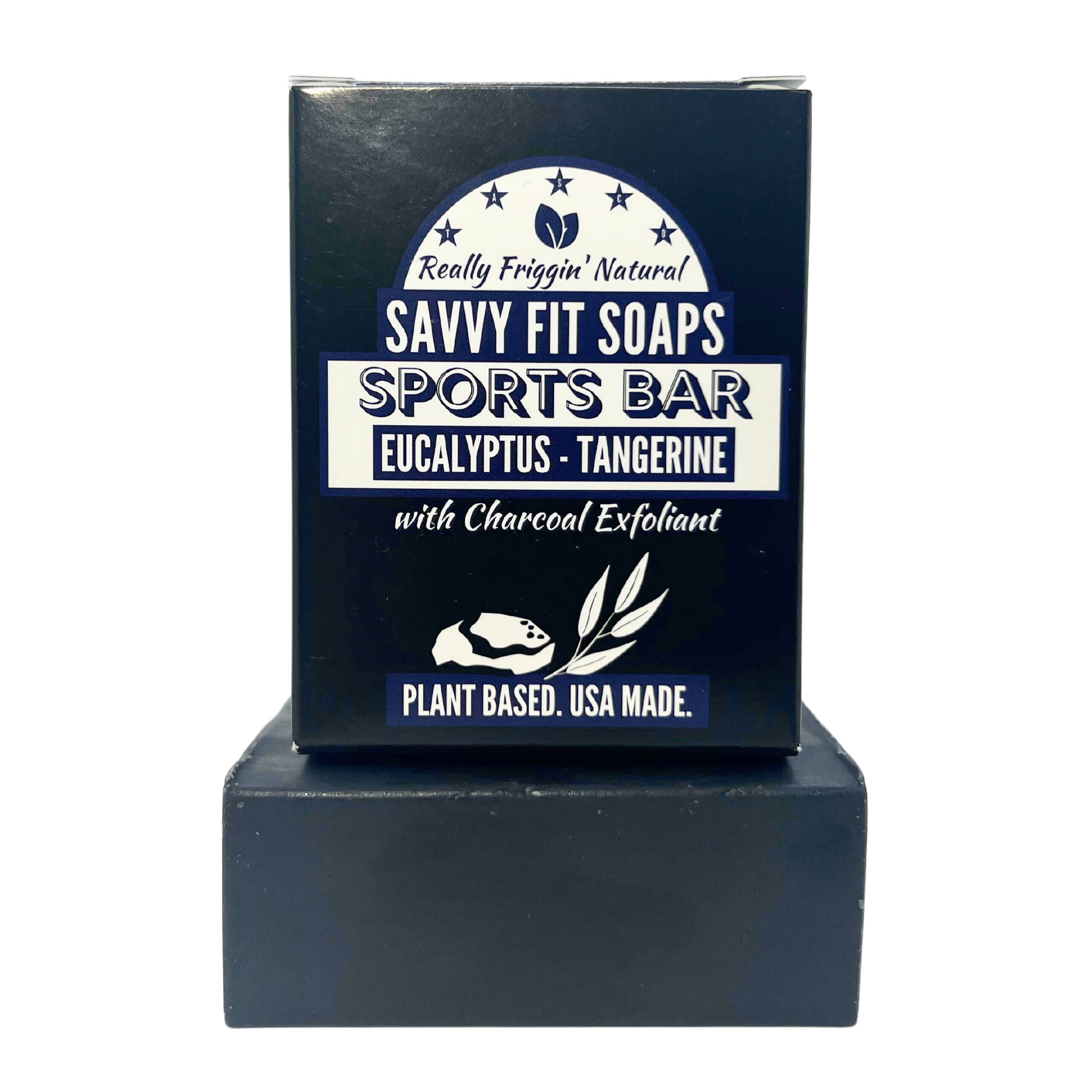 Sports Bar Soap Trio - Charcoal & Eucalyptus - 3 Pack