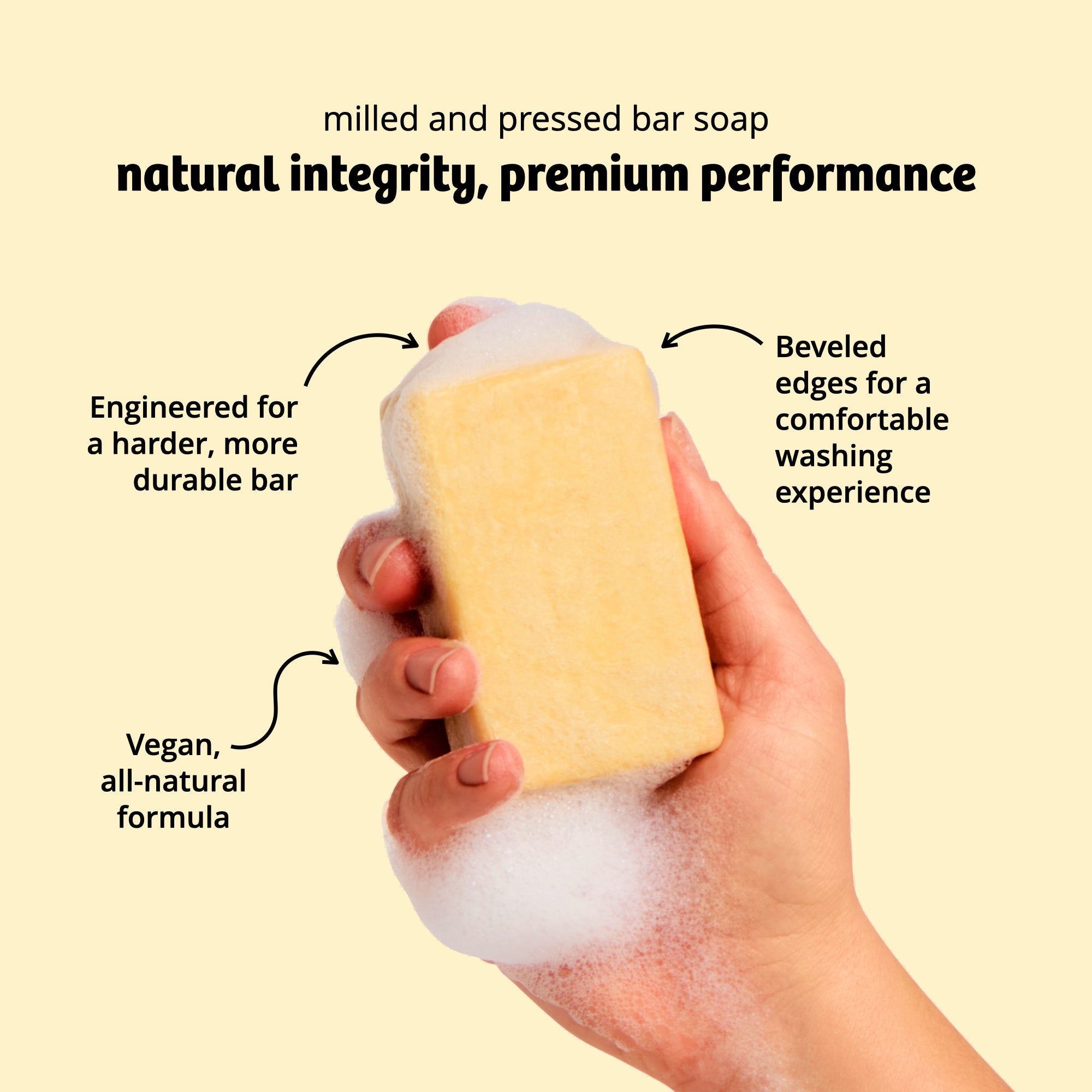 Peppermint Exfoliating Body Bar Soap - 3.7 Oz