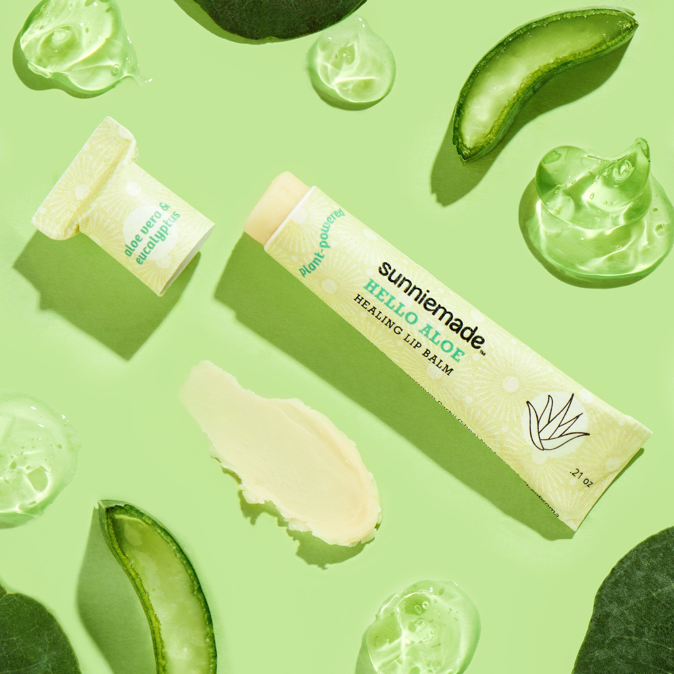 Aloe Vera Healing Lip Balm - 0.21 Oz