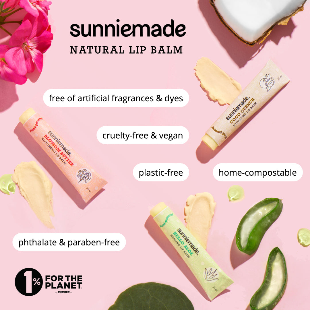 Natural Nourishing Blossom Butter  Lip Balm