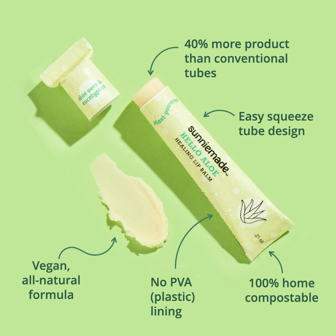 Aloe Vera Healing Lip Balm - 0.21 Oz