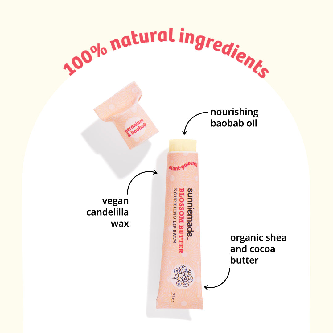 Natural Nourishing Blossom Butter  Lip Balm