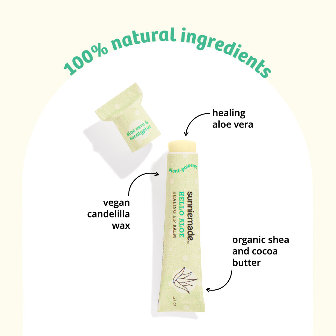 Aloe Vera Healing Lip Balm - 0.21 Oz