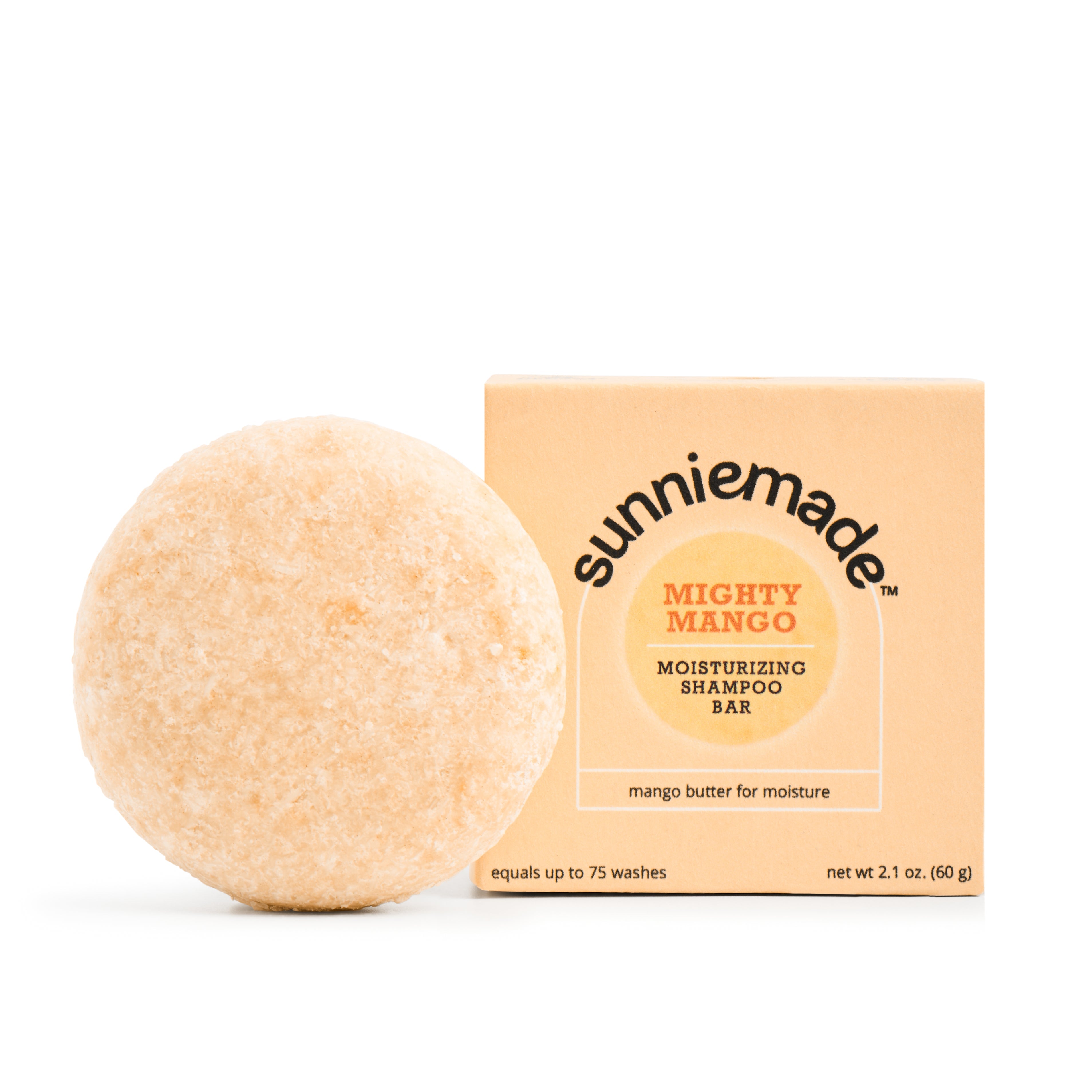 Plastic-Free Mango Moisturizing Shampoo Bar