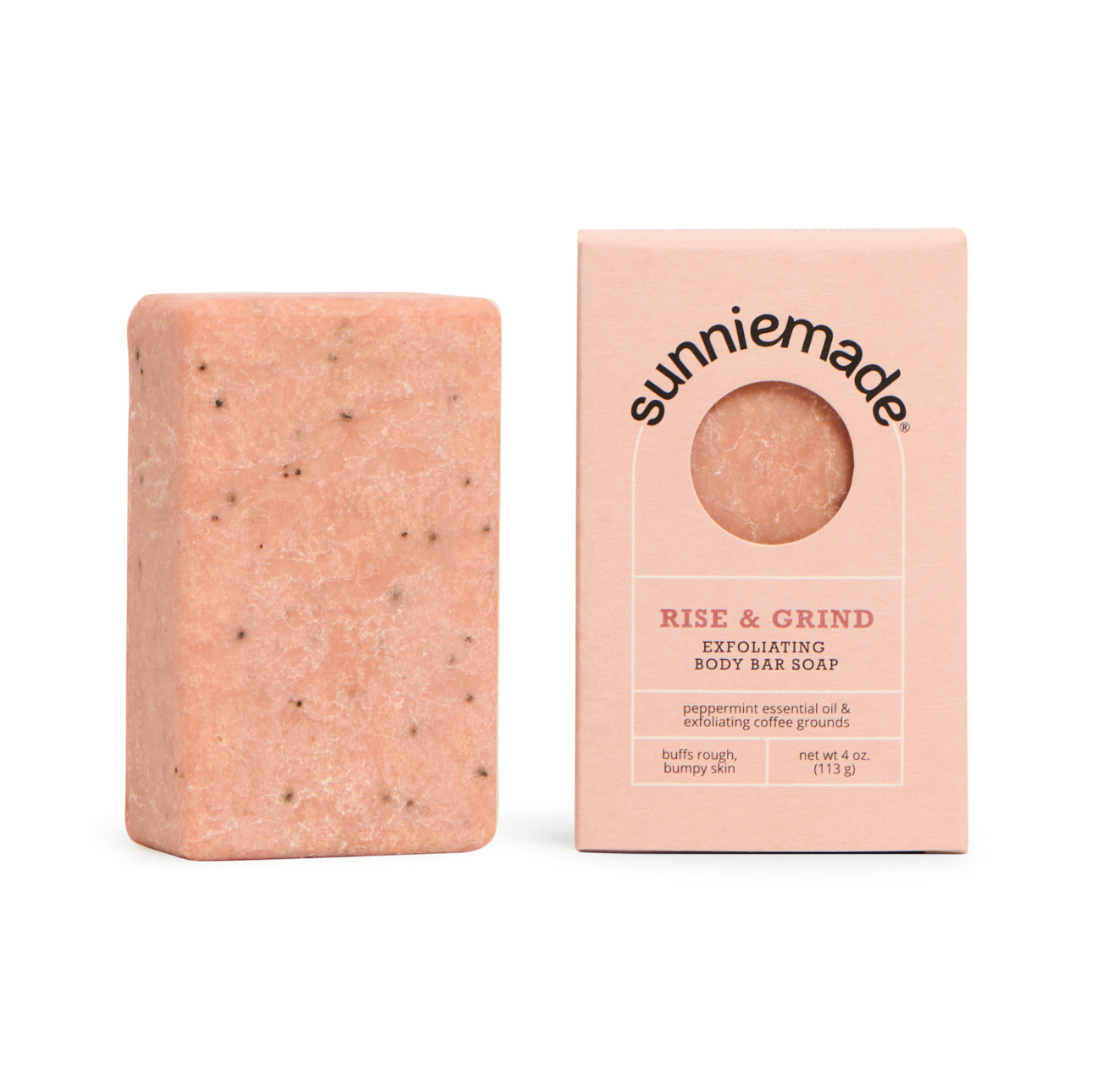 Peppermint Exfoliating Body Bar Soap - 3.7 Oz