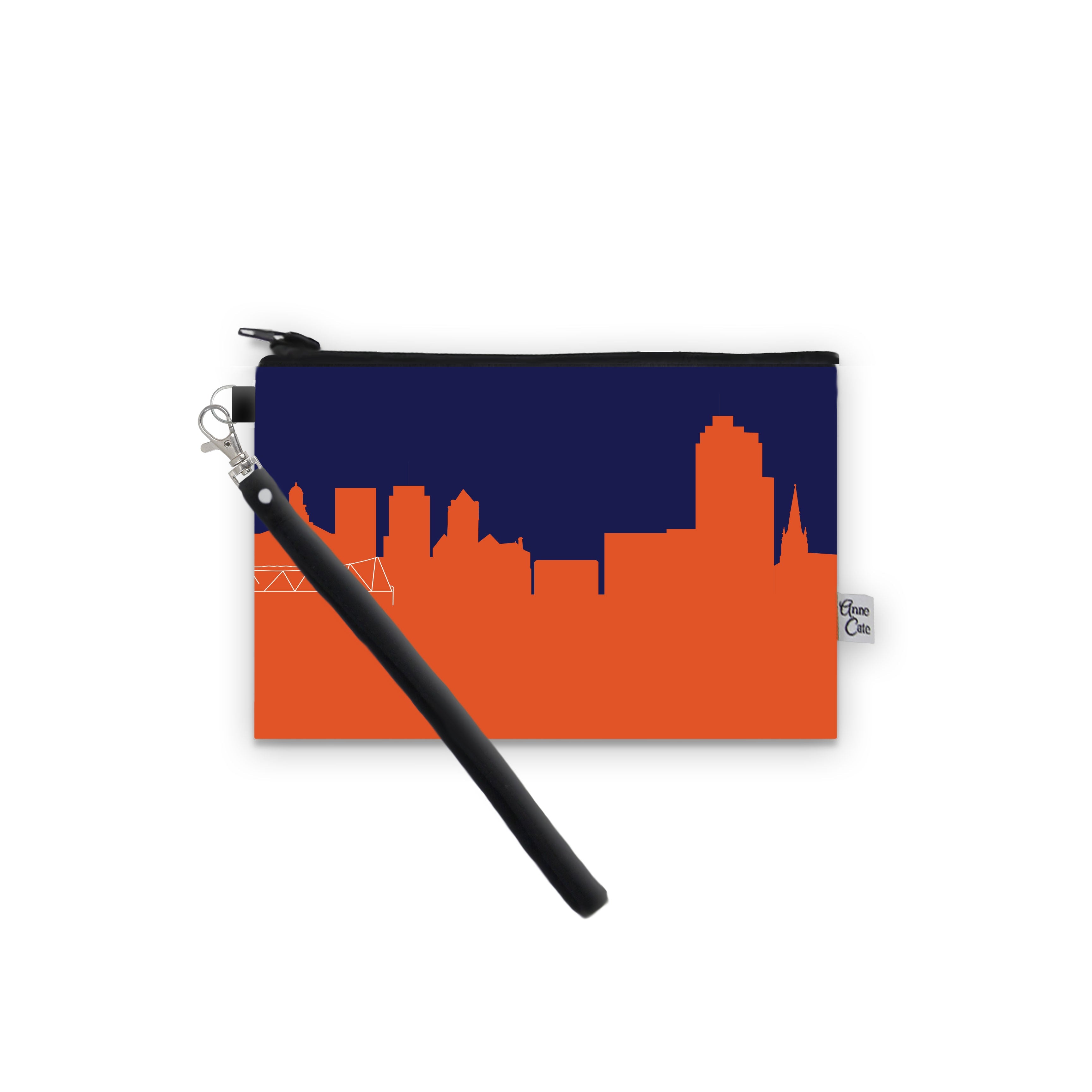 Collegiate Football Stadium Skyline Game Day Wristlet