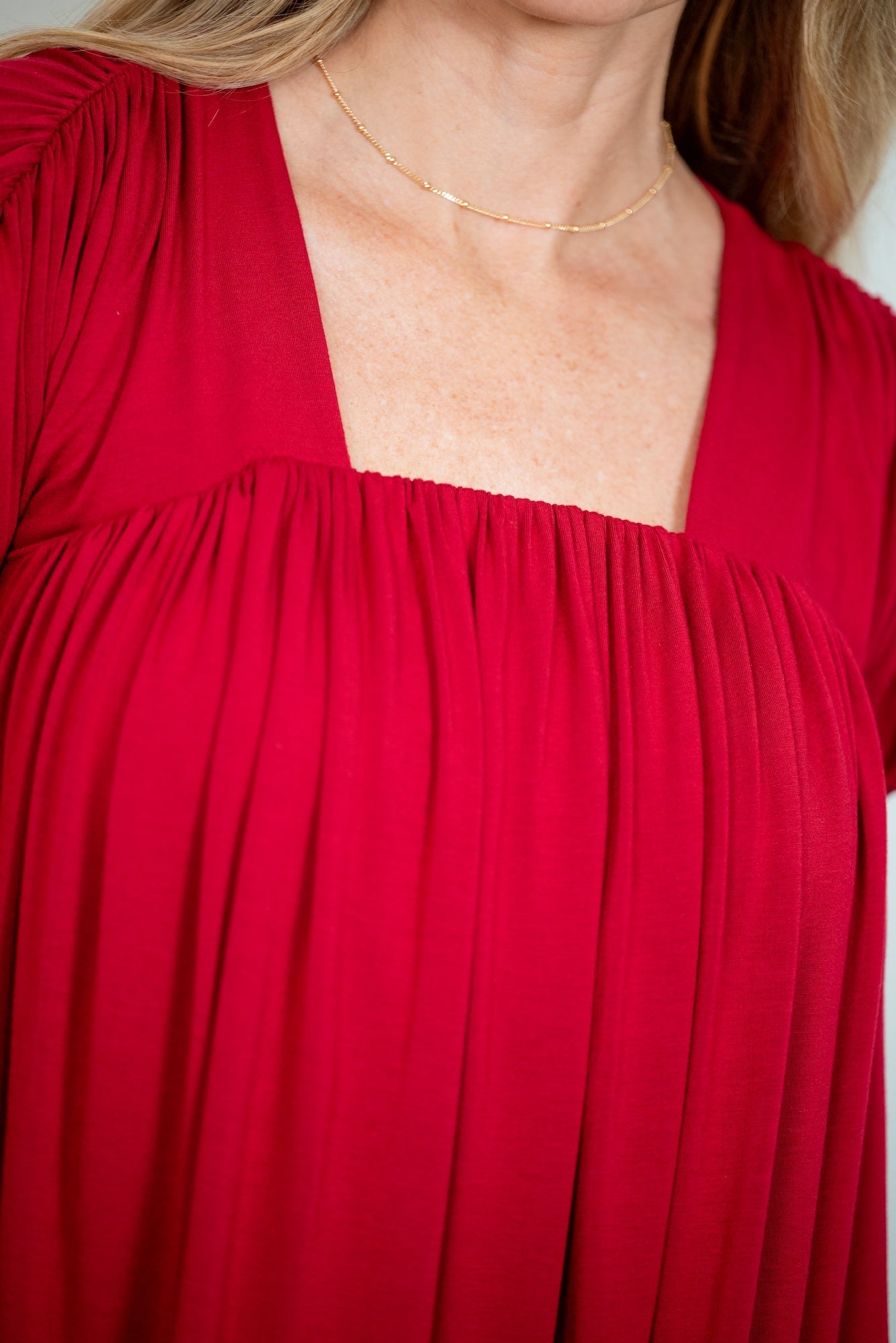 SereniTee Relaxed Top with Light Hug Bra-Free Shelf