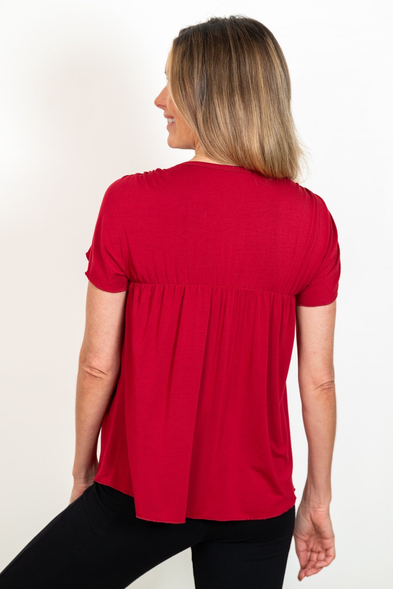 SereniTee Relaxed Fit Shirt with Light Hug¬Æ Bra-Free Shelf