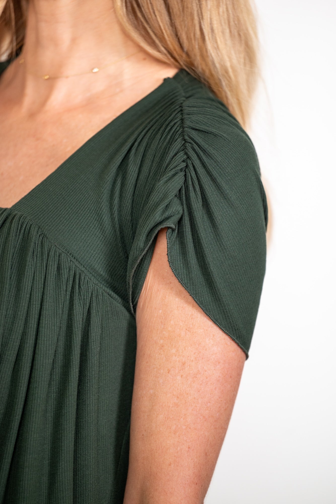 SereniTee Relaxed Top with Light Hug Bra-Free Shelf
