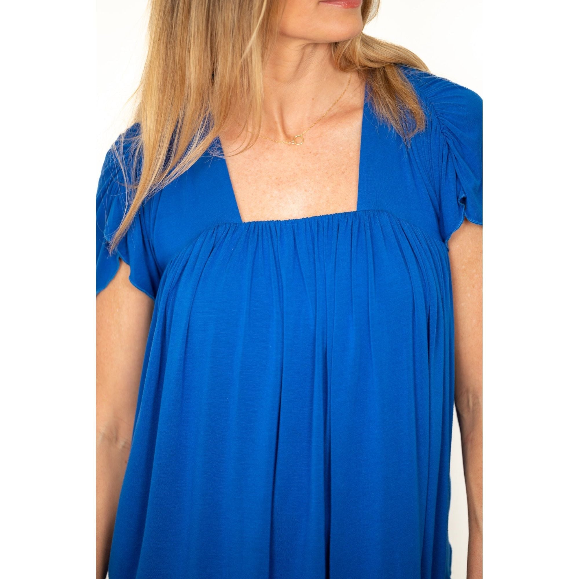 SereniTee Relaxed Top with Light Hug Bra-Free Shelf