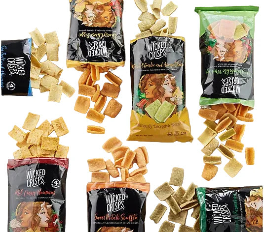 Baked Veggie & Hummus Crisps Variety - 7 Pack