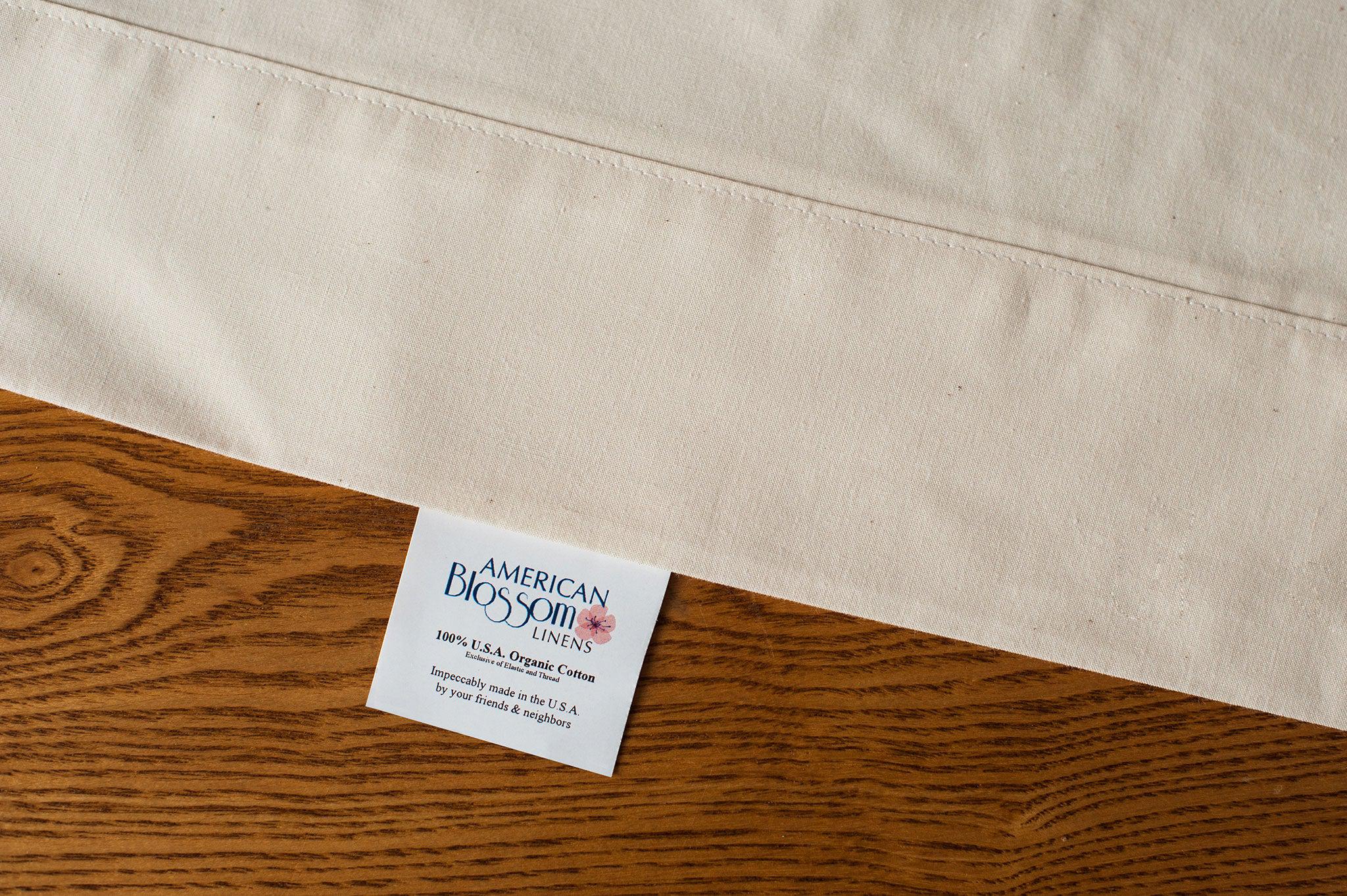 USA Cotton Pillowcases - Natural Percale