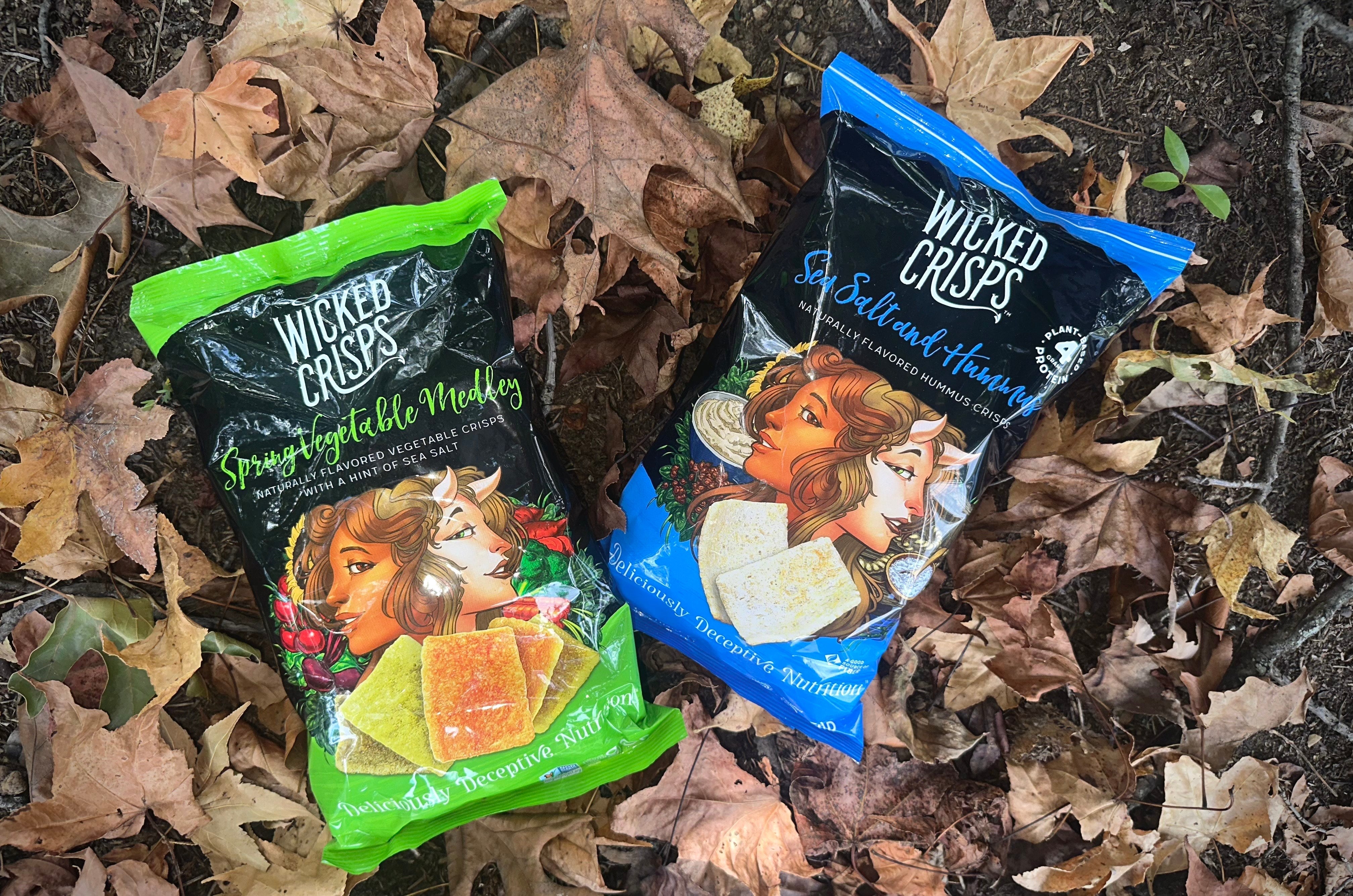 Sea Salt Hummus & Spring Veggie Crisps Duo - 4 Pack