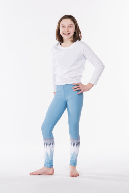 Kids Eco-Friendly Sky Summit Yoga Pants