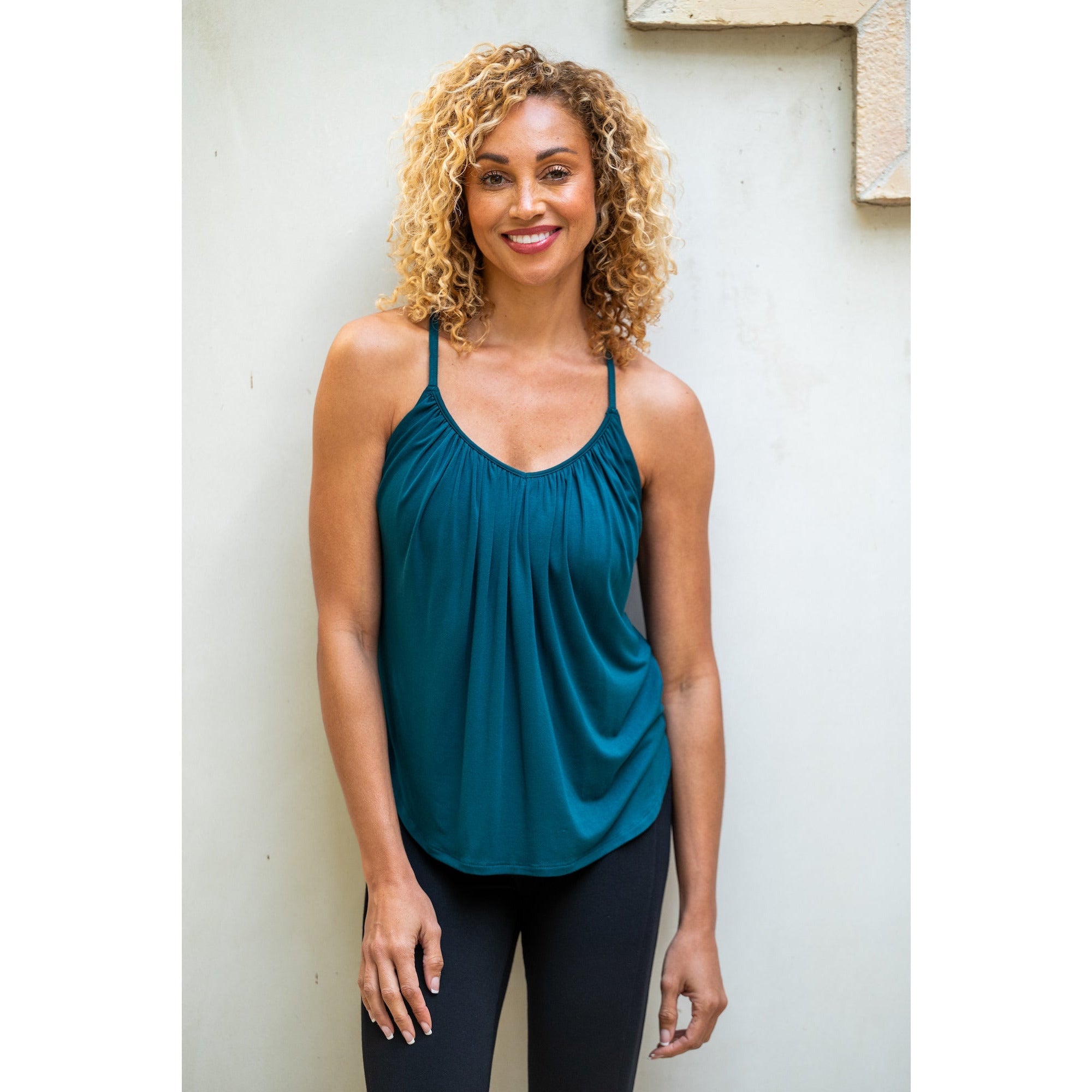 Slumber Party Top with Light Hug Bra-Free Shelf