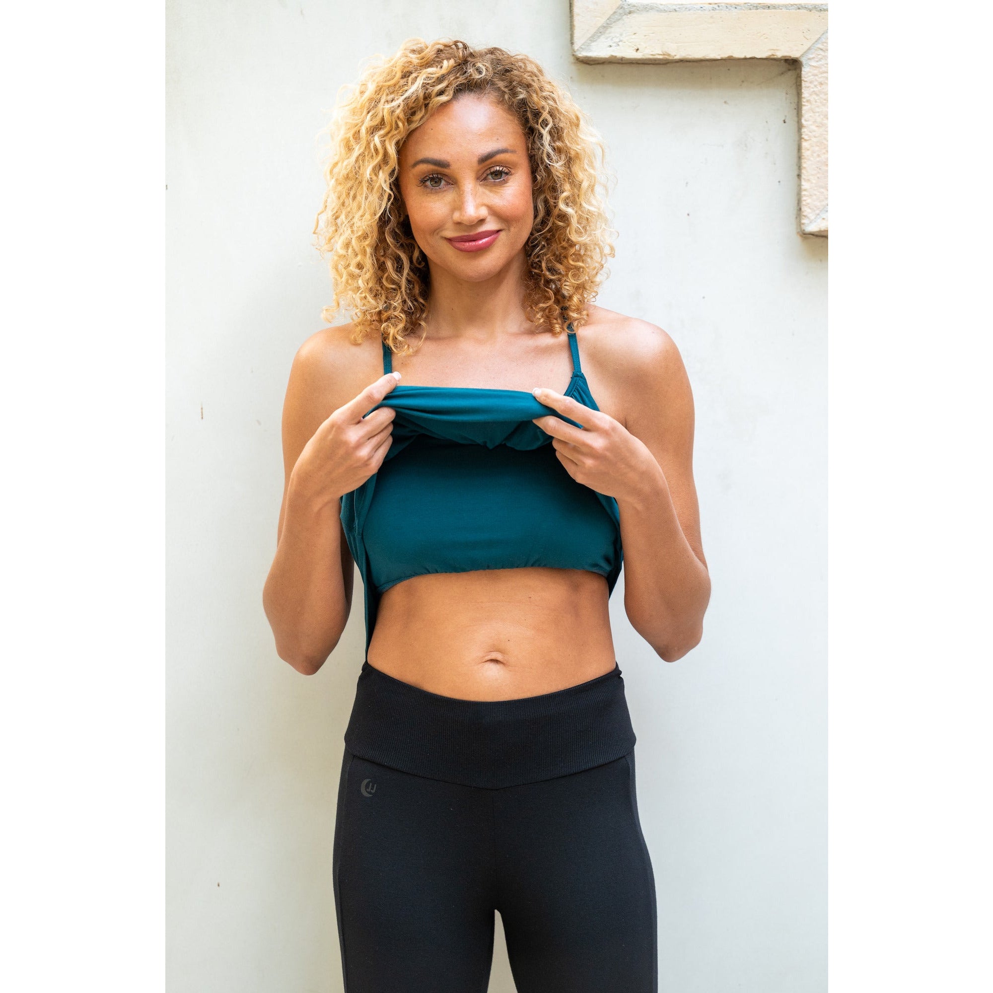 Slumber Party Top with Light Hug Bra-Free Shelf