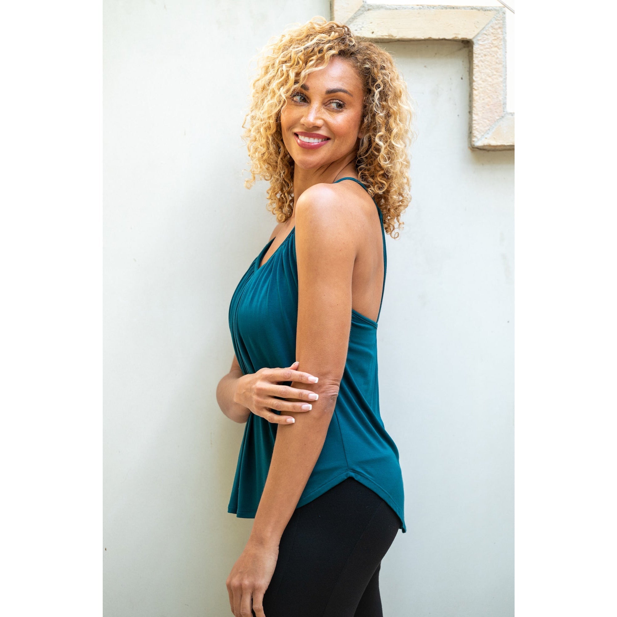 Slumber Party Top with Light Hug Bra-Free Shelf