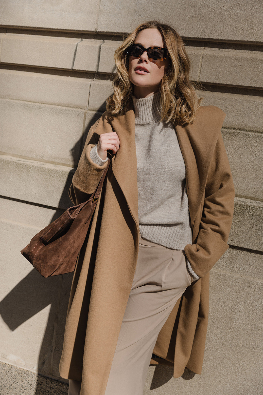 The Southport Wool Overcoat - Camel
