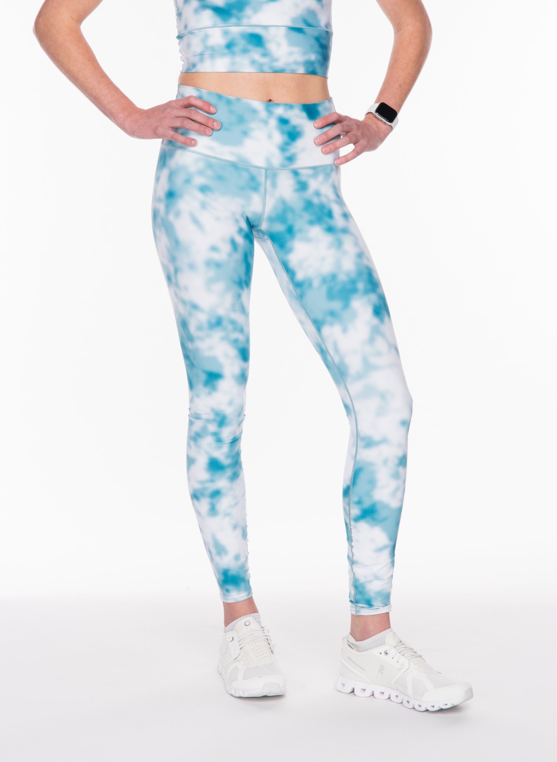 Eco-Friendly Spring Fog Yoga Pants