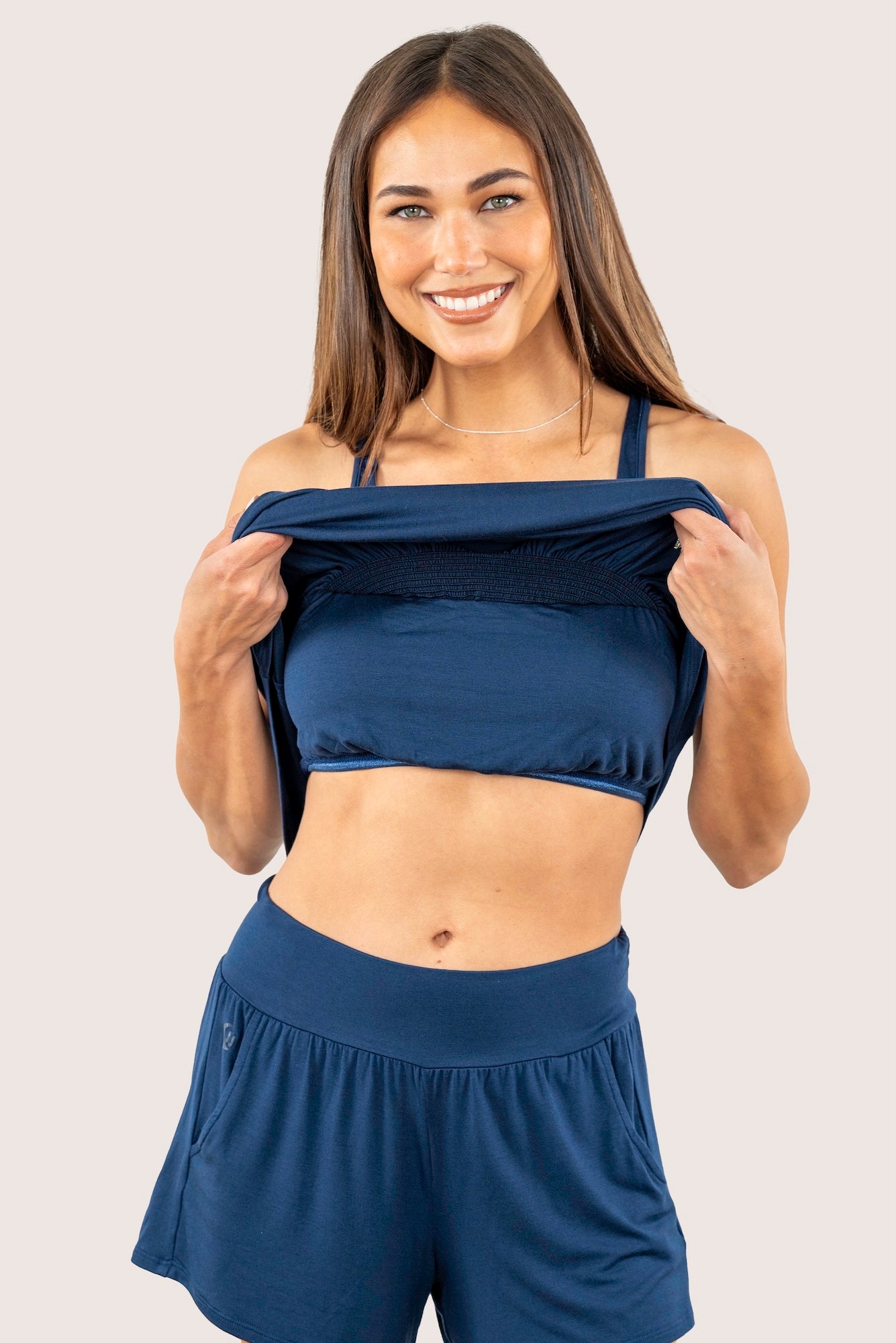 Sunrise Loose Fit Top with Light Hug Bra-Free Shelf