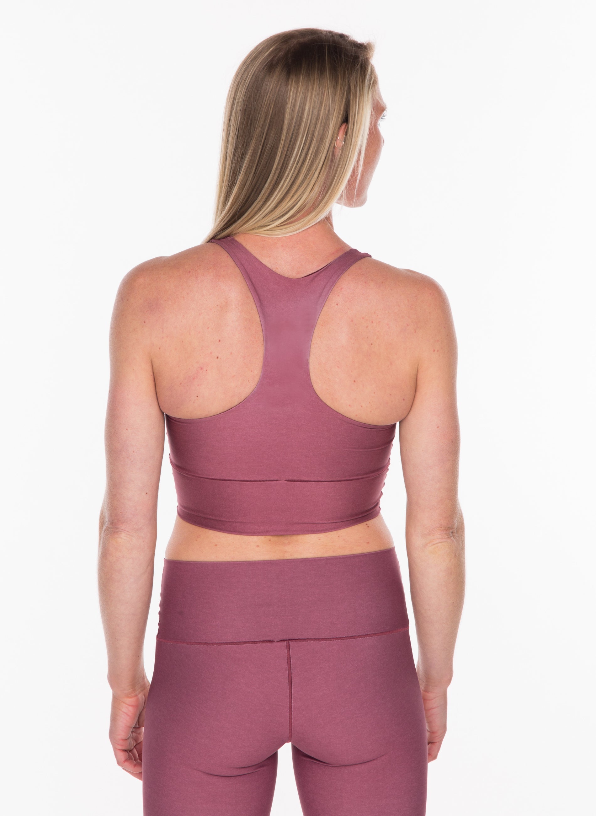 Eco-Friendly Summit Longline Sports Bra - Sunset