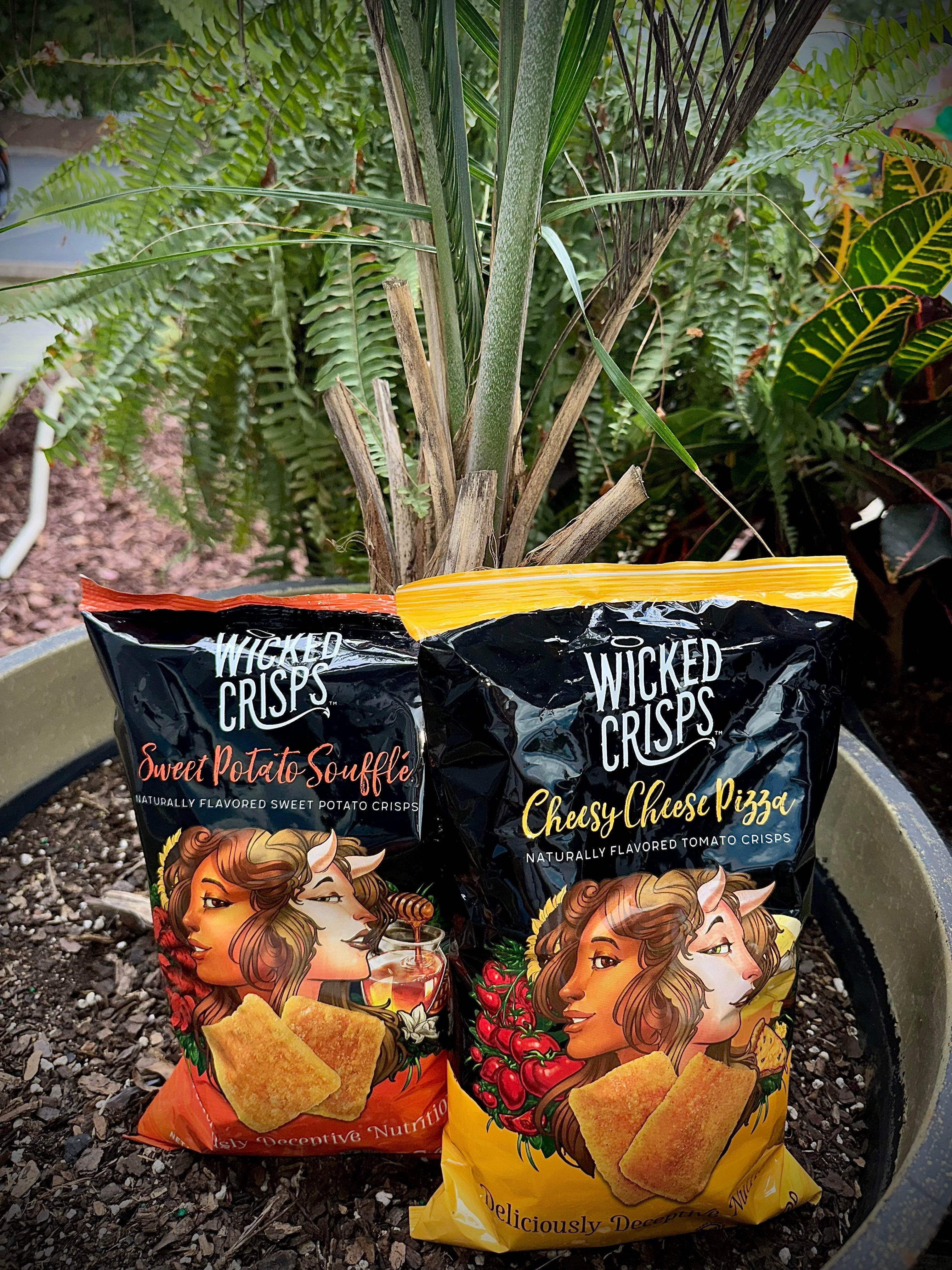 Sweet Potato & Cheese Pizza Tomato Crisps - 4 Pack