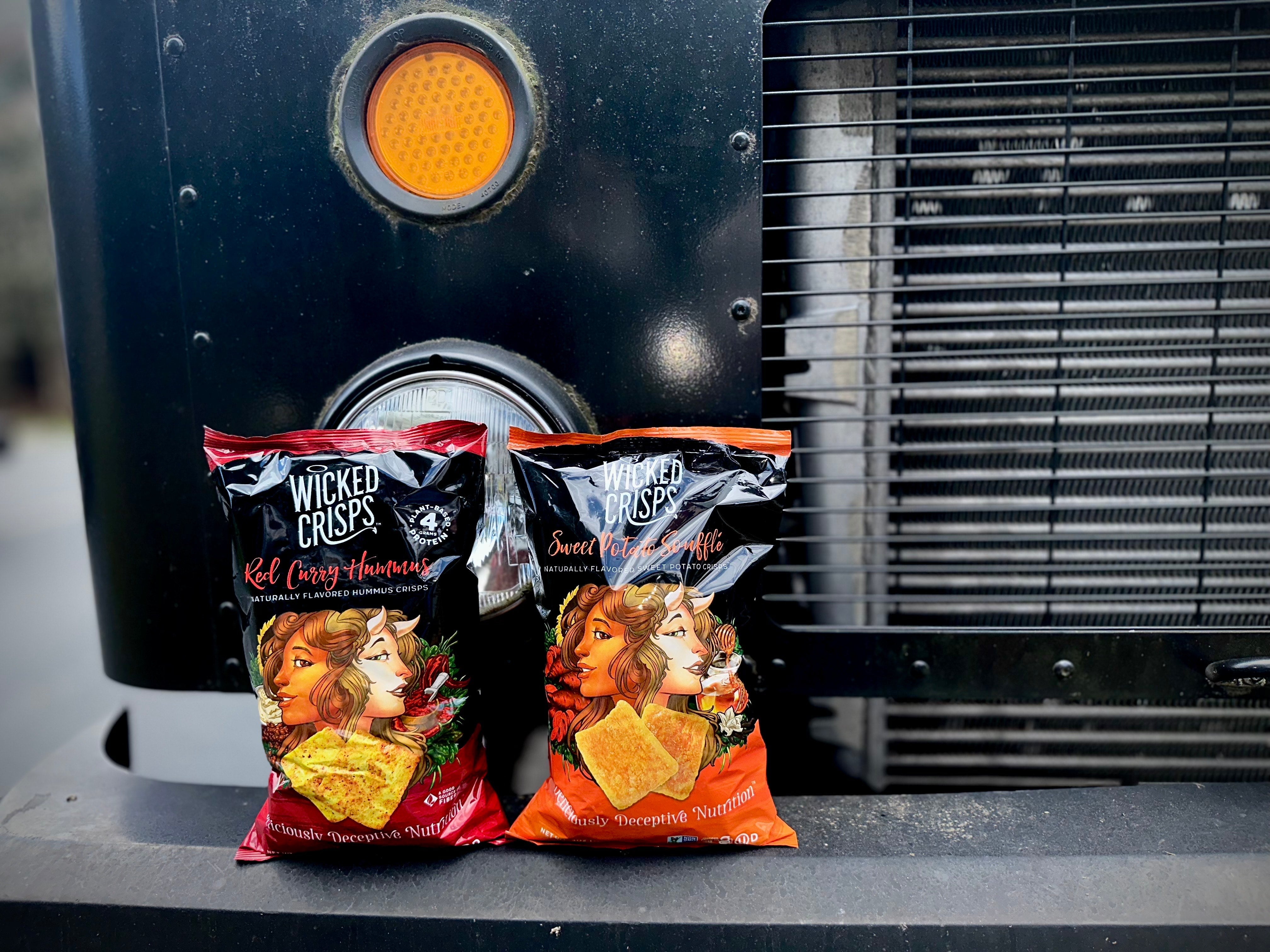 Red Curry Hummus & Sweet Potato Crisps Duo - 4 Pack