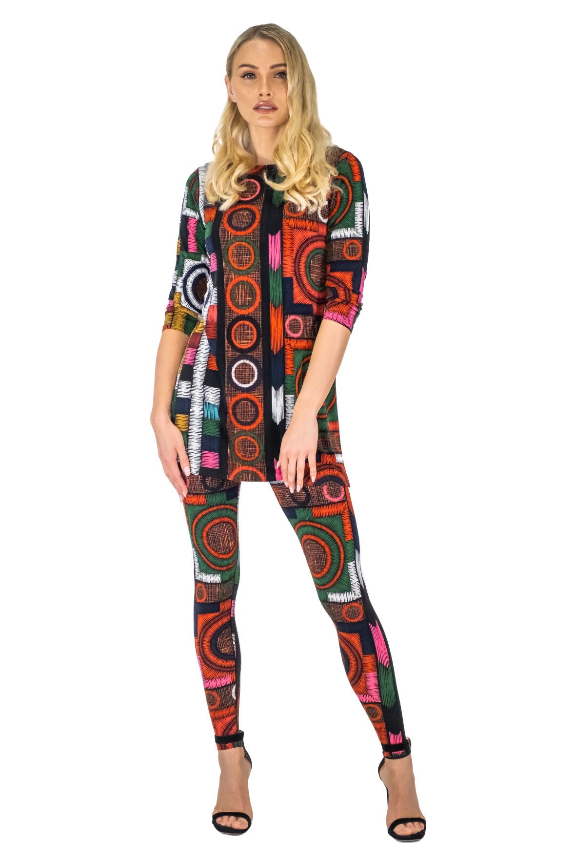 Long Slit Tunic - Semi-Fitted Silhouette