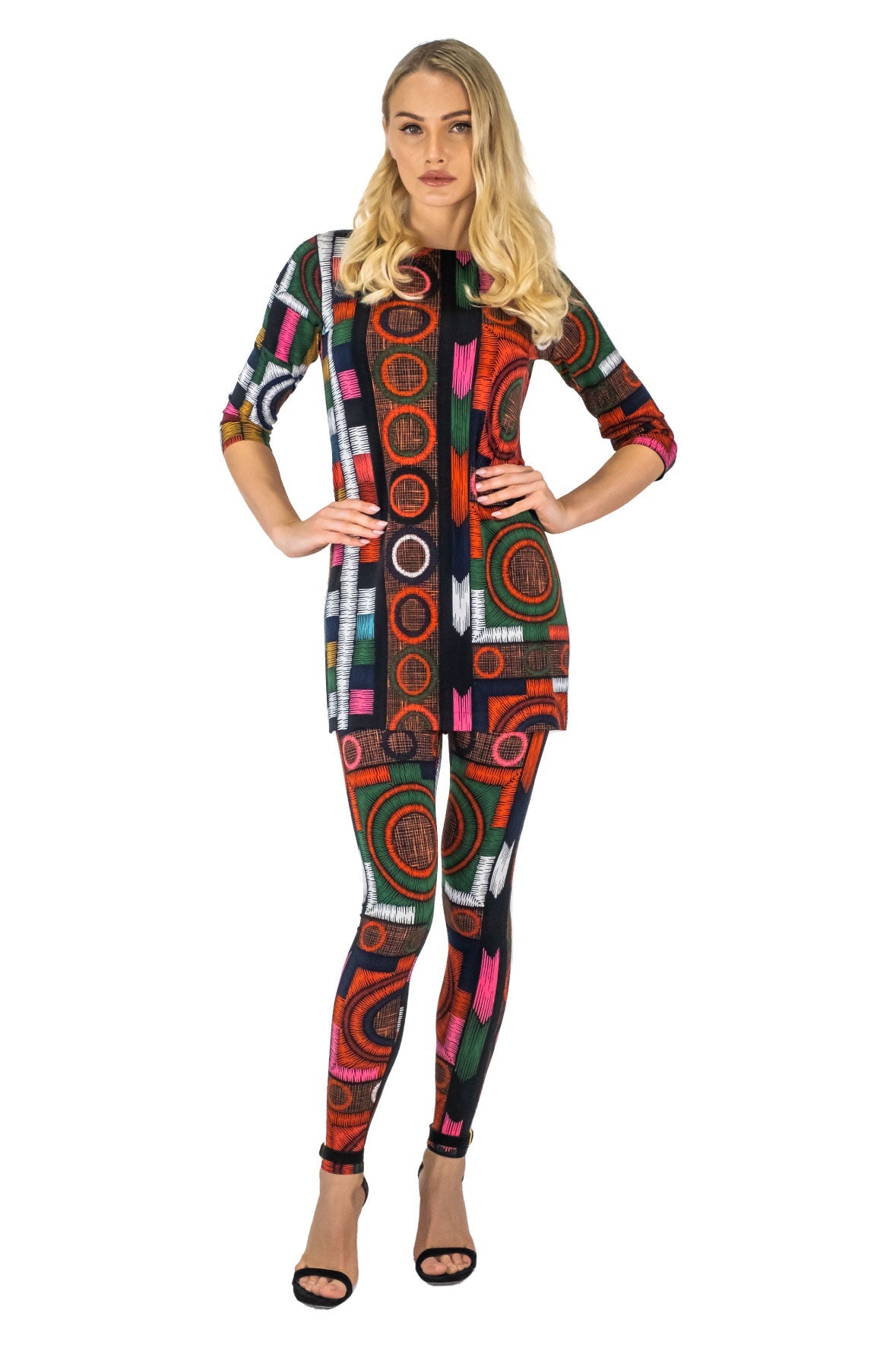 Long Slit Tunic - Semi-Fitted Silhouette