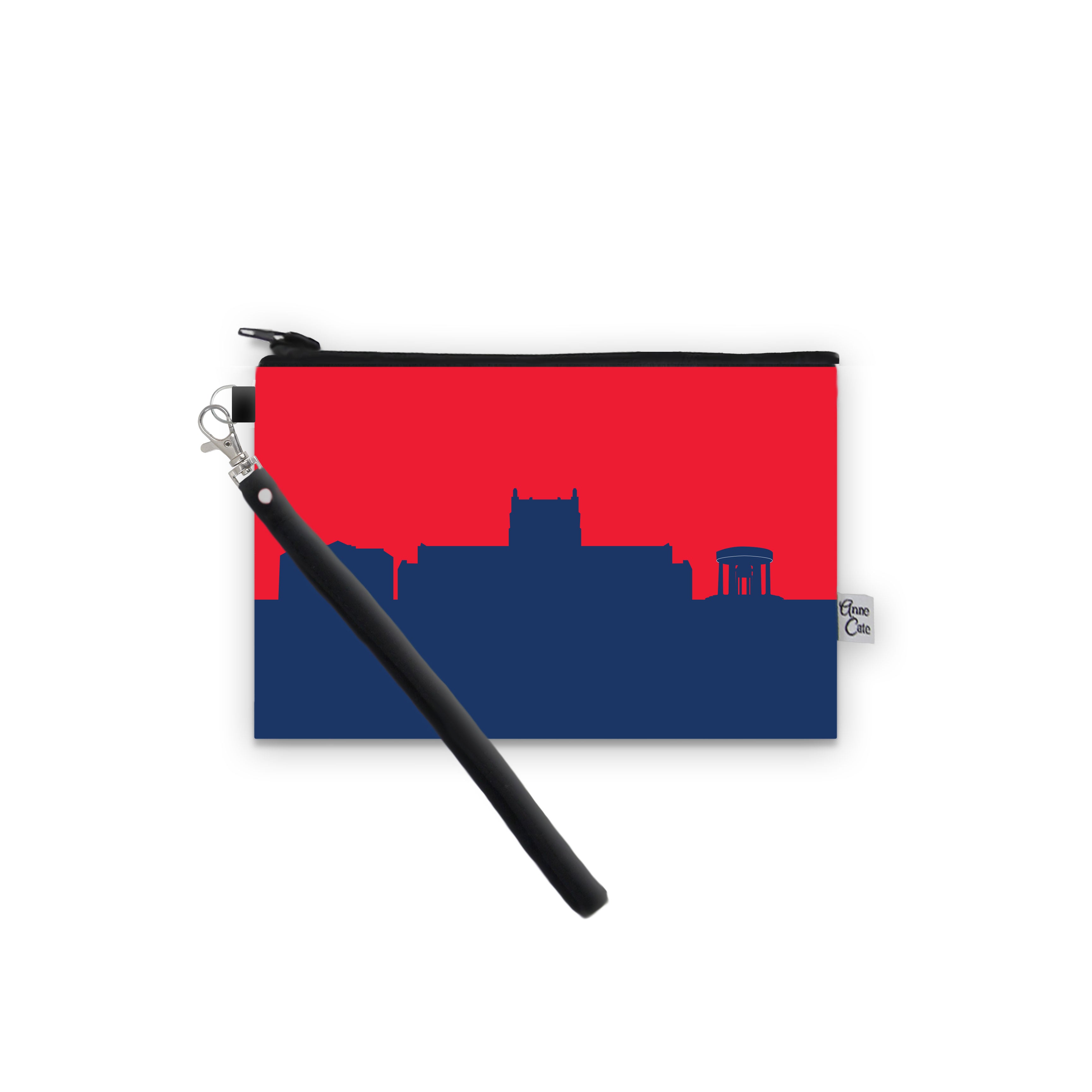 Collegiate Football Stadium Skyline Game Day Wristlet