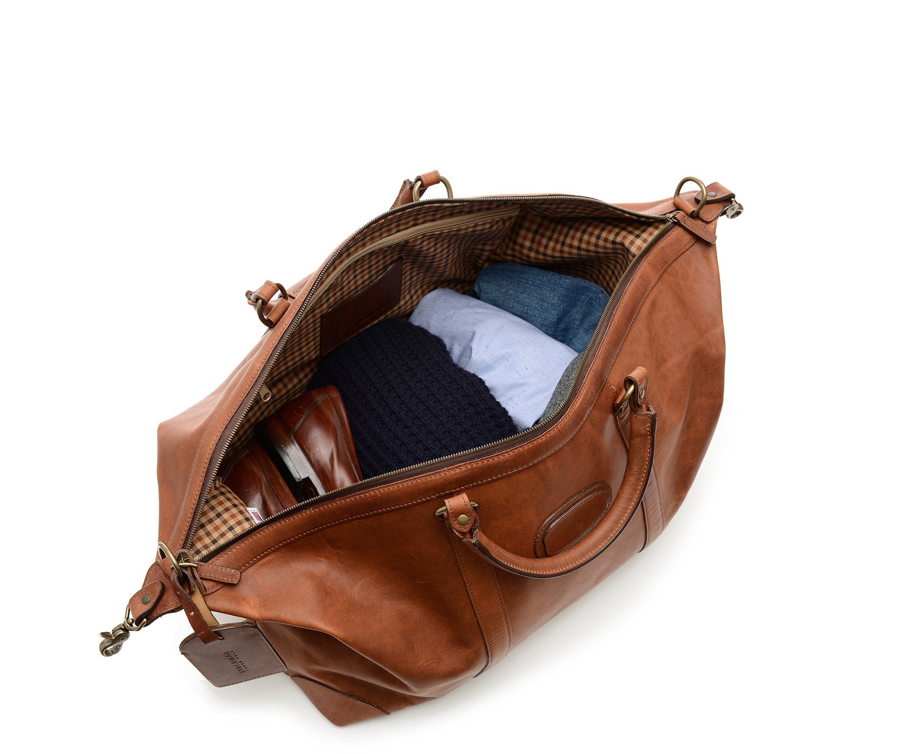 Classic Leather 22" Twain Weekender Bag