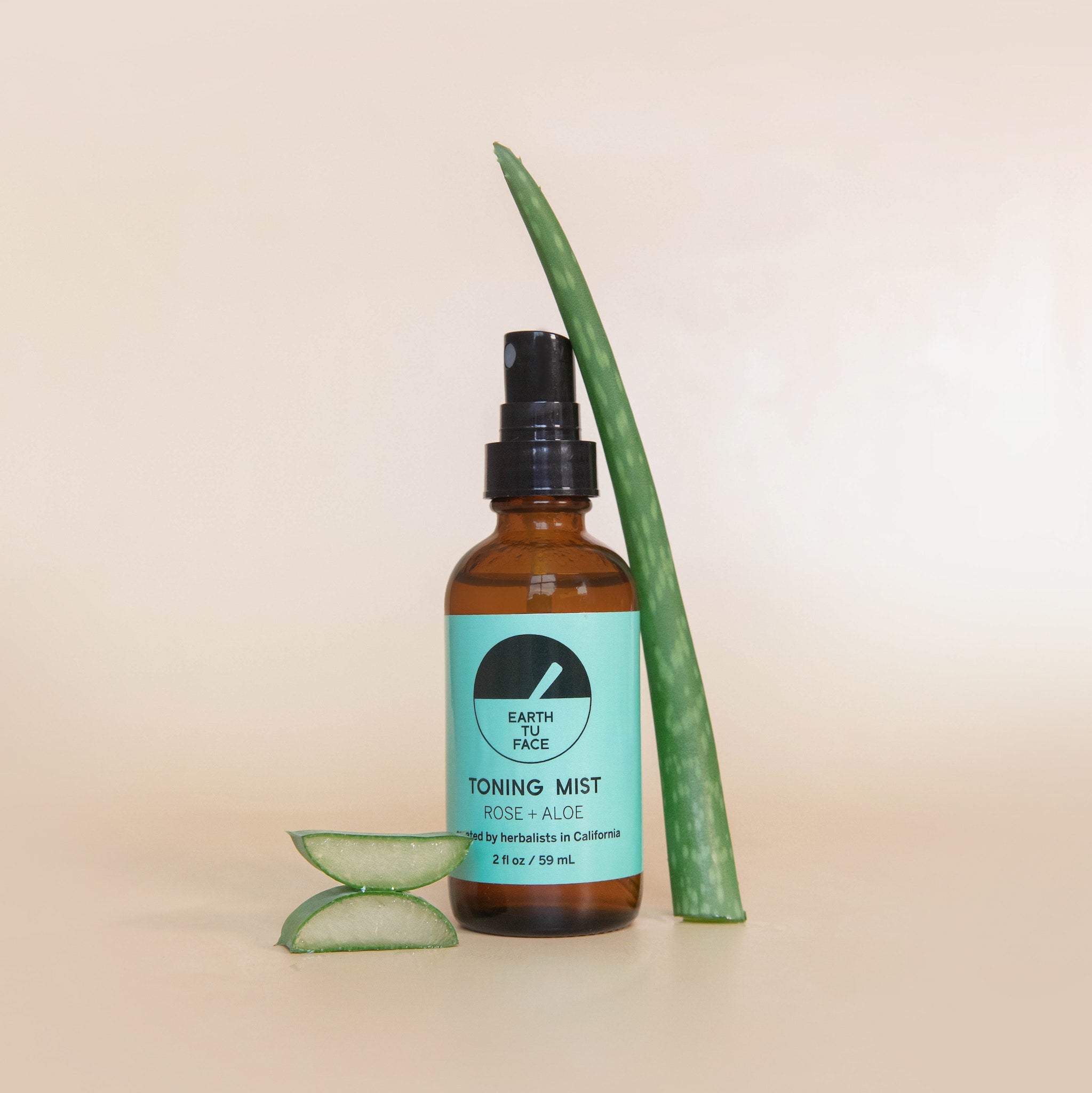 Revitalizing Rose + Aloe Toning Mist 2 Oz