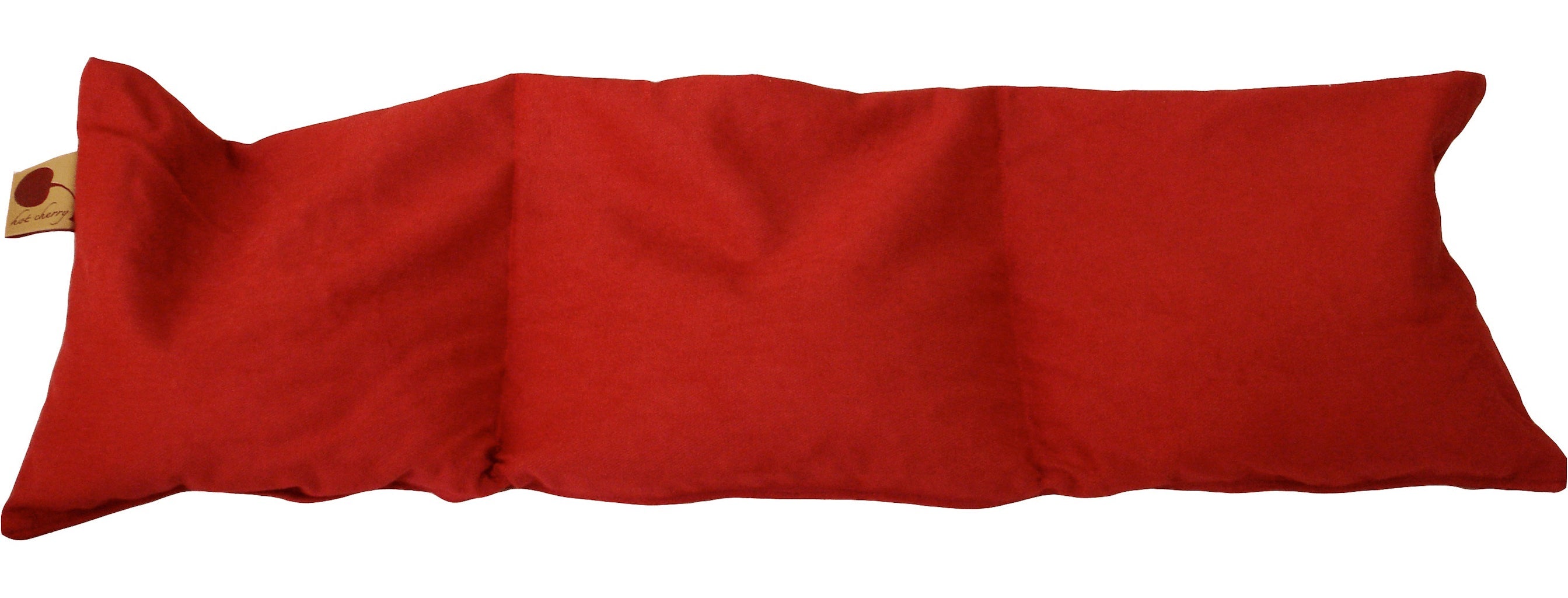 Hot Cherry Triple Square Body Pillow - Red Denim