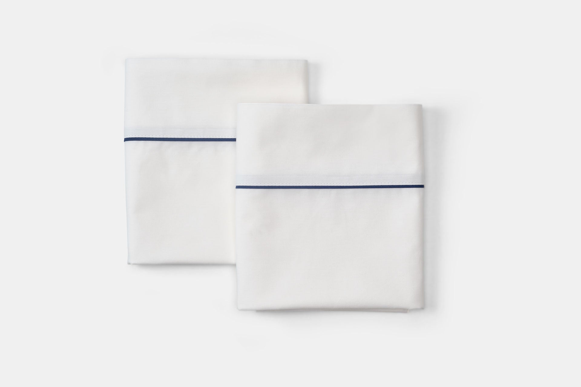 USA Cotton Pillowcases - Classic Piping Design