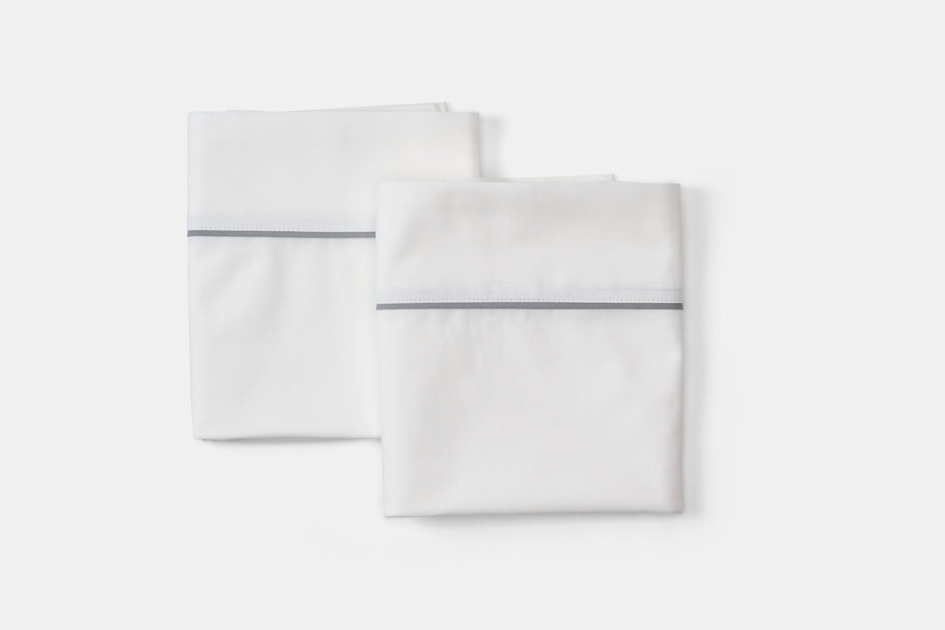 USA Cotton Pillowcases - Classic Piping Design