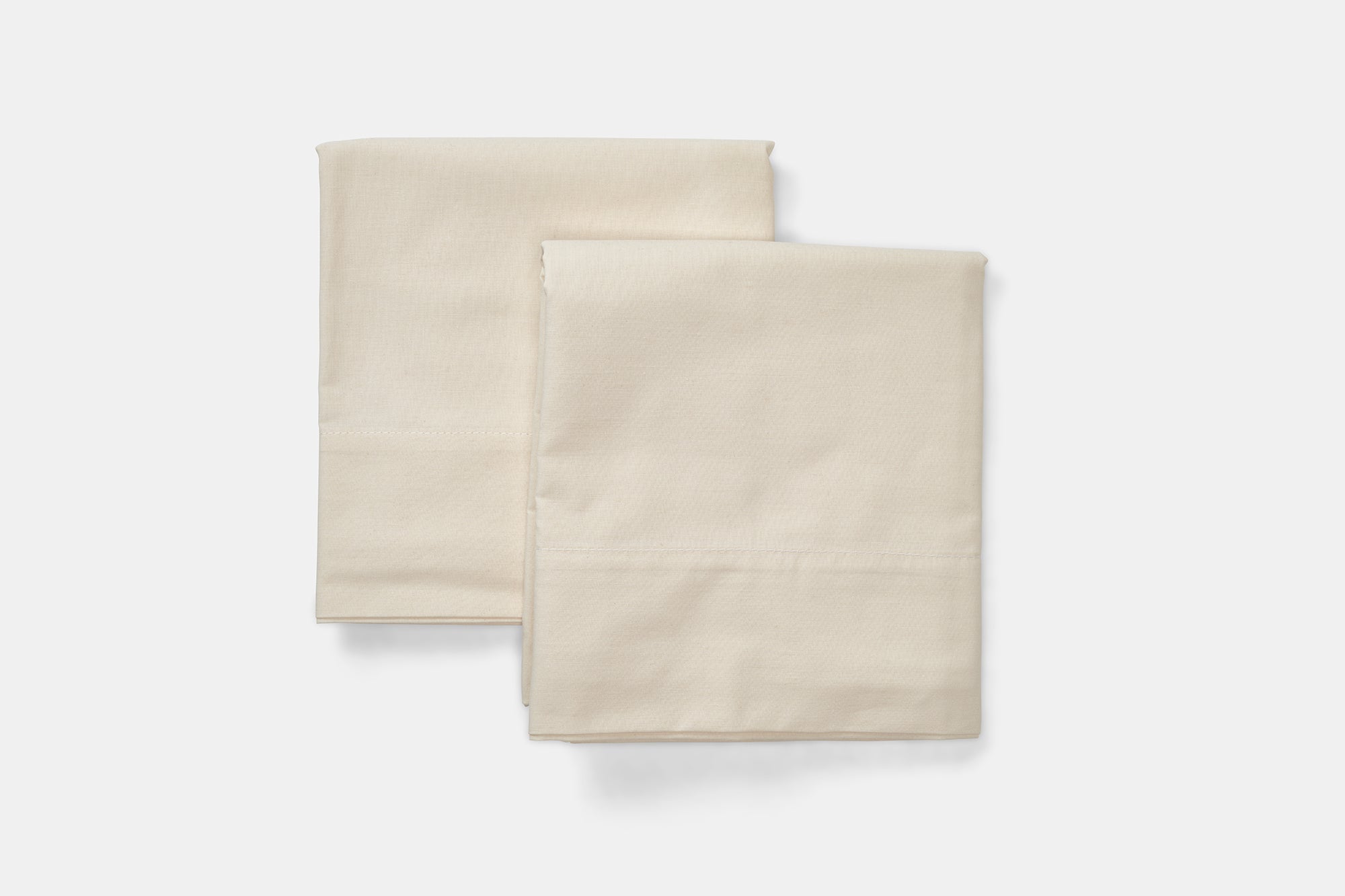 USA Cotton Pillowcases - Natural Percale