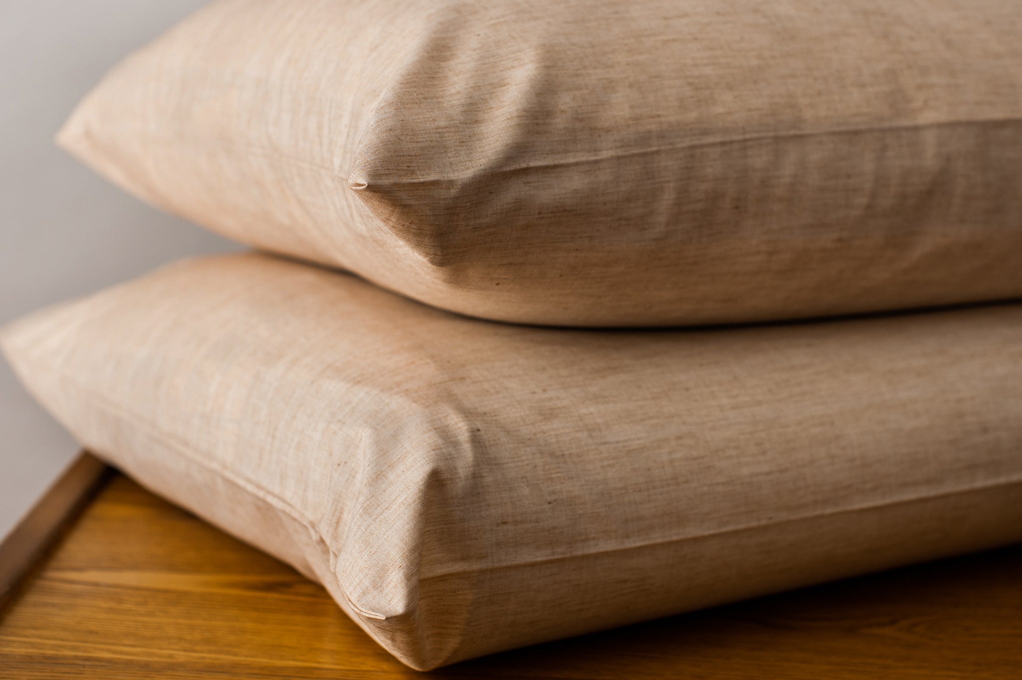 Naturally Dyed Cotton Sheet Set - Coyote Brown