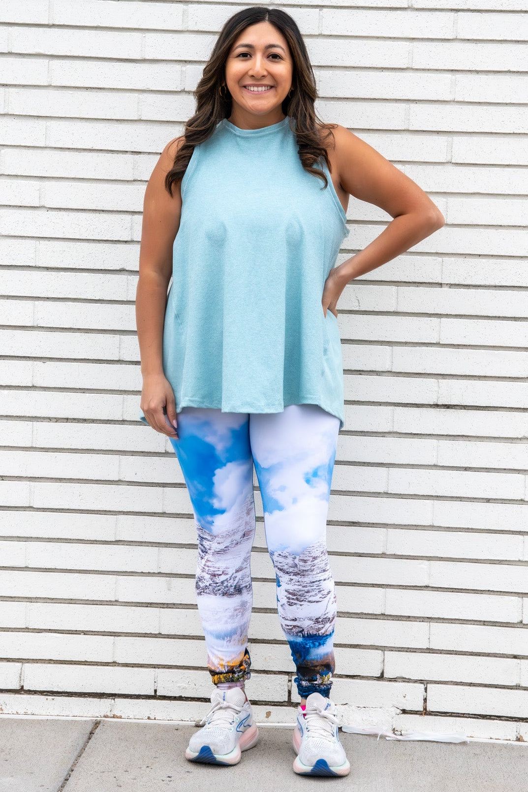 Eco-Friendly Maroon Bells Fall Yoga Pants