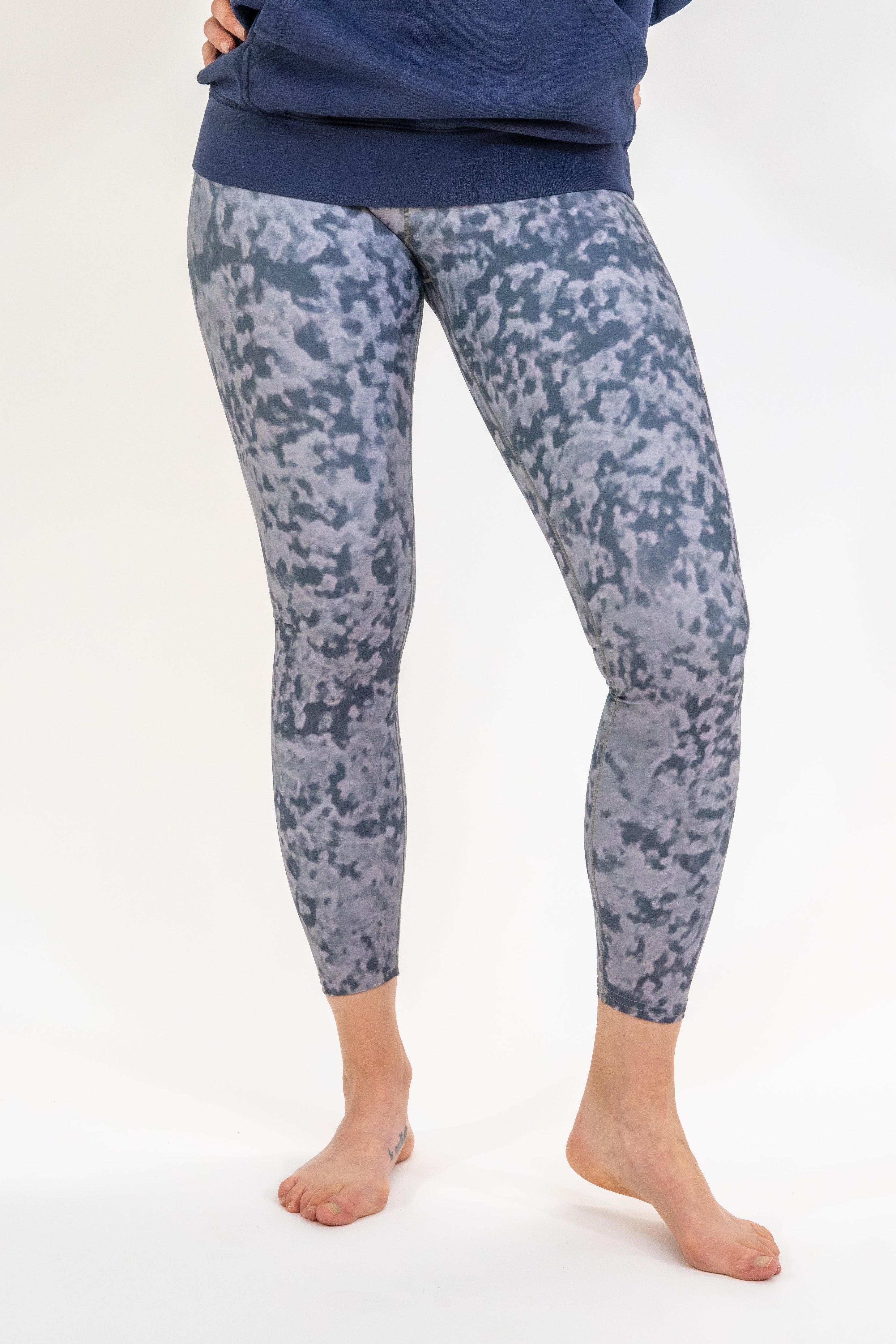 Eco-Friendly Grey Fog Yoga Pants