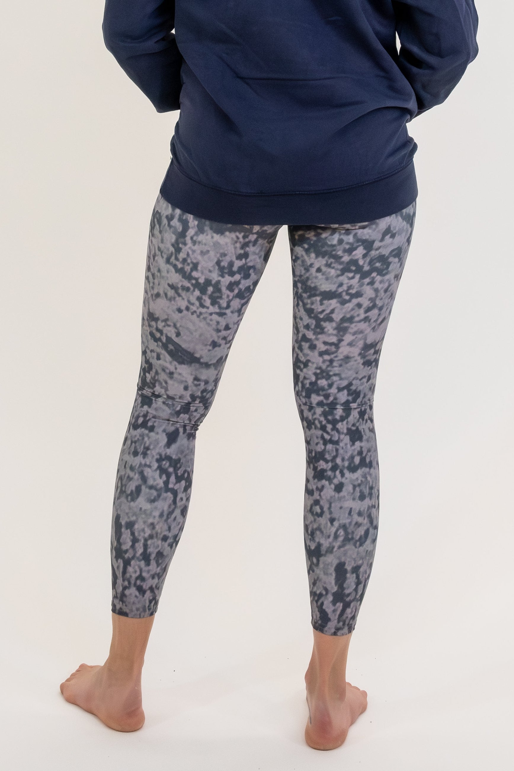 Eco-Friendly Grey Fog Yoga Pants