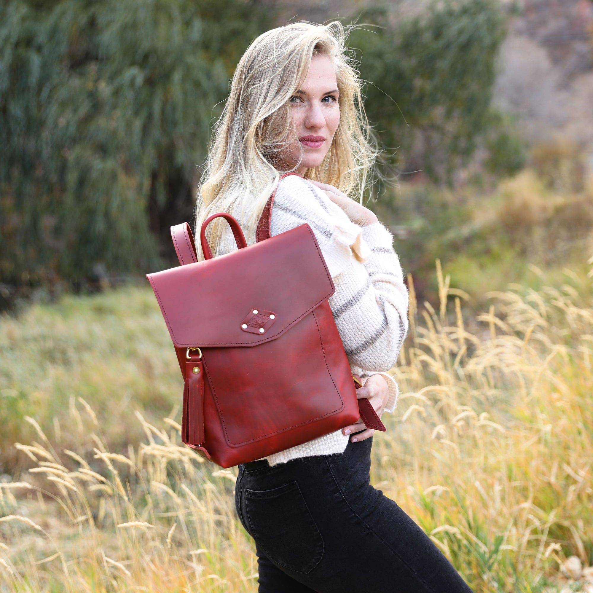 Premium Leather Rucksack